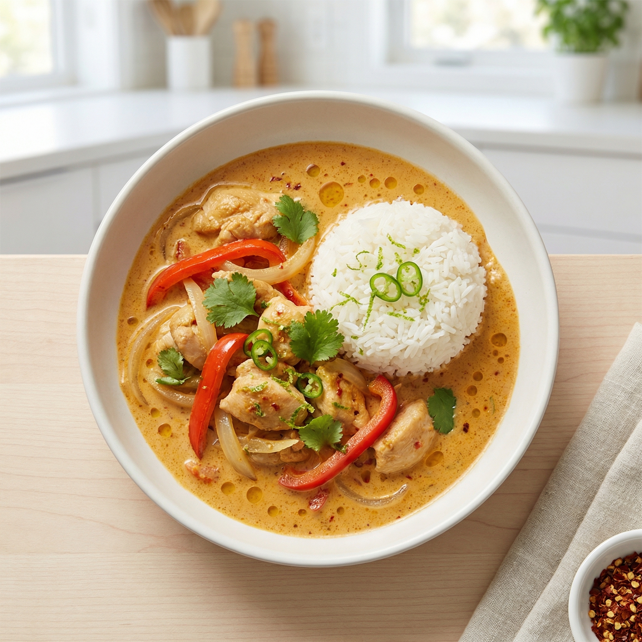 Coconut Milk Thai Chicken Curry