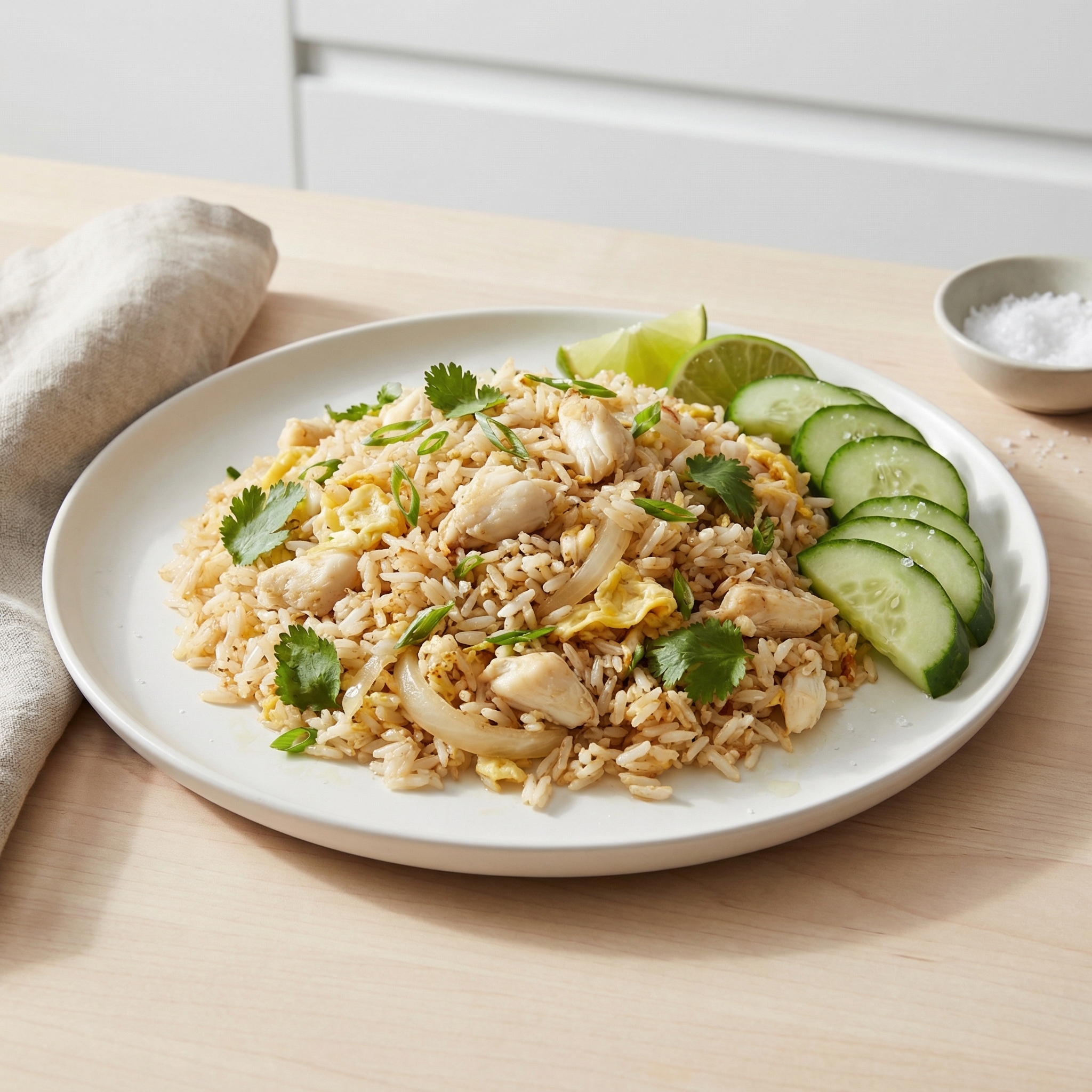 Thai Crab Rice Stir-Fry