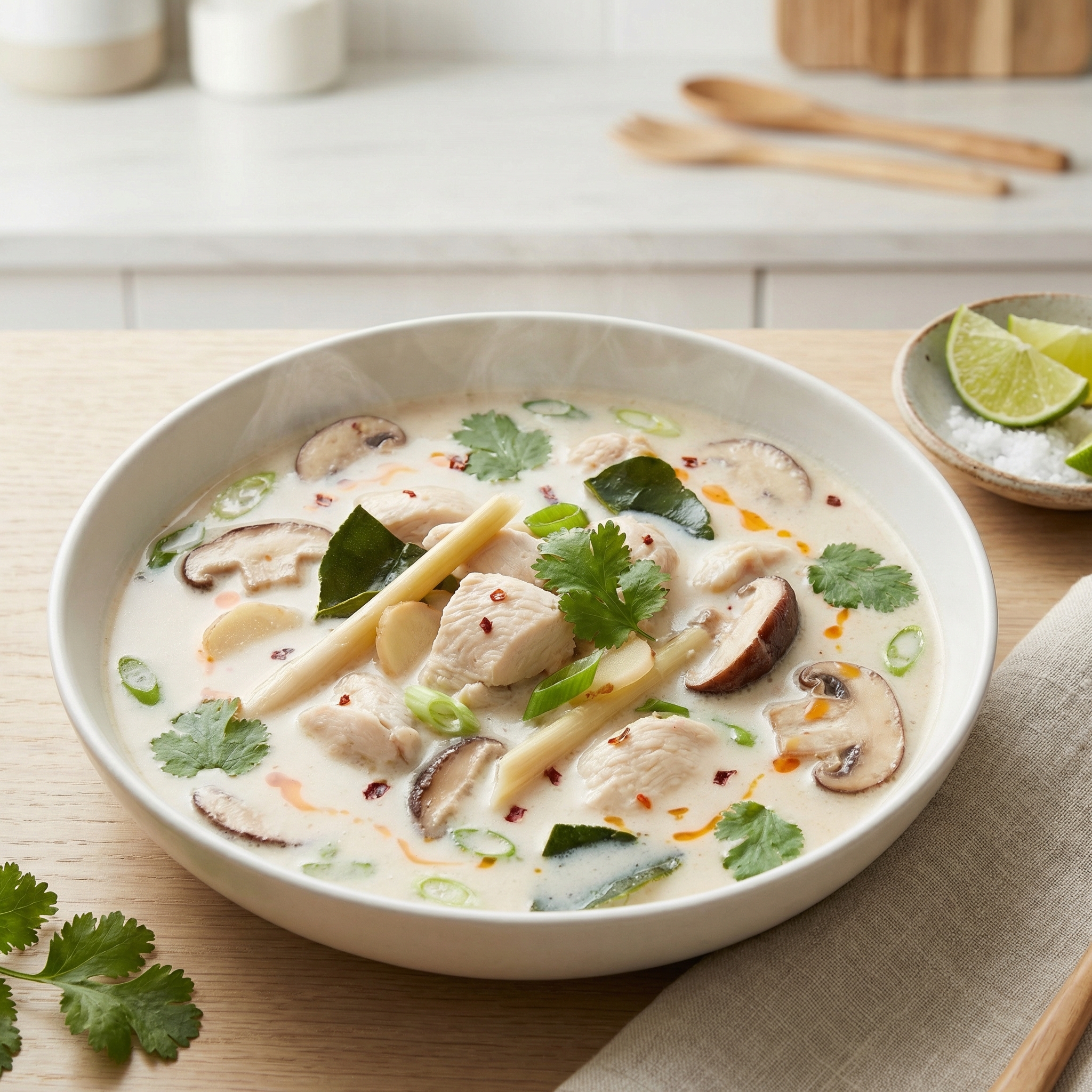 Andrew's Thai Coconut Chicken Soup (Tom Kha Gai)
