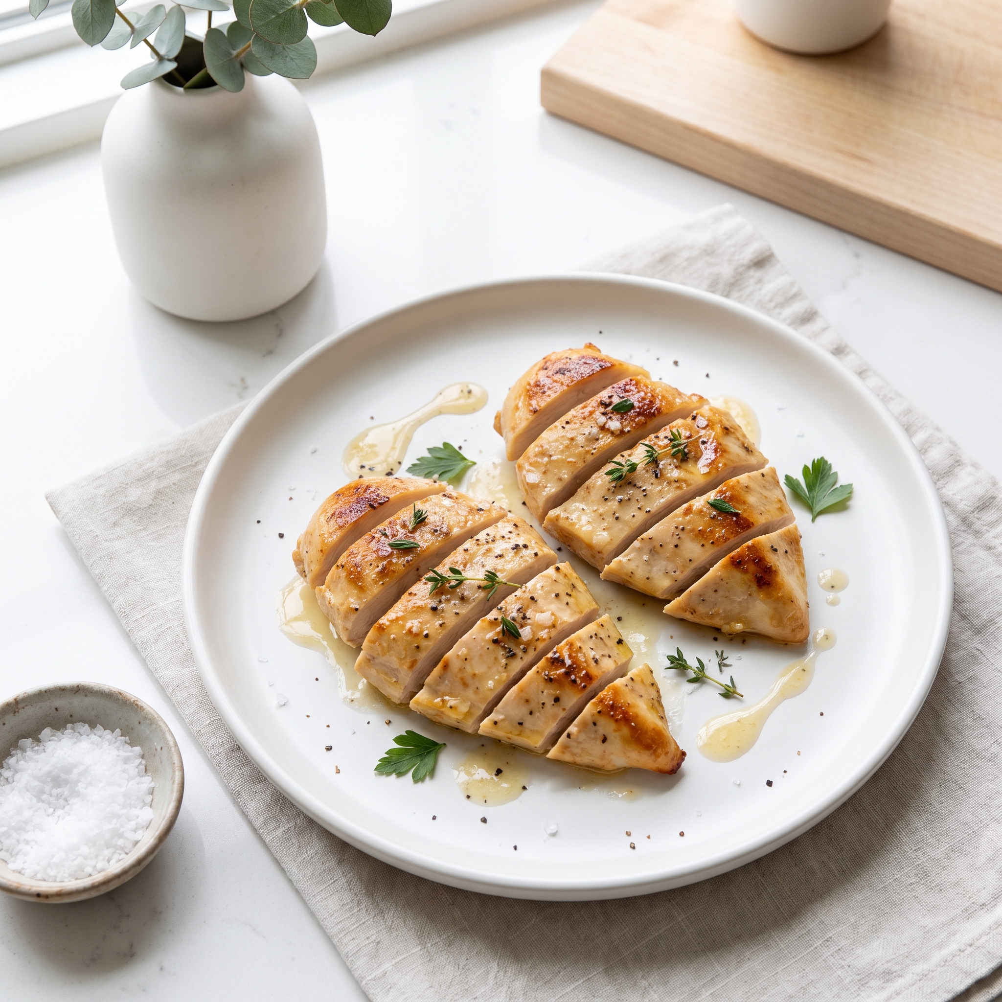 Three-Ingredient Baked Chicken Breasts