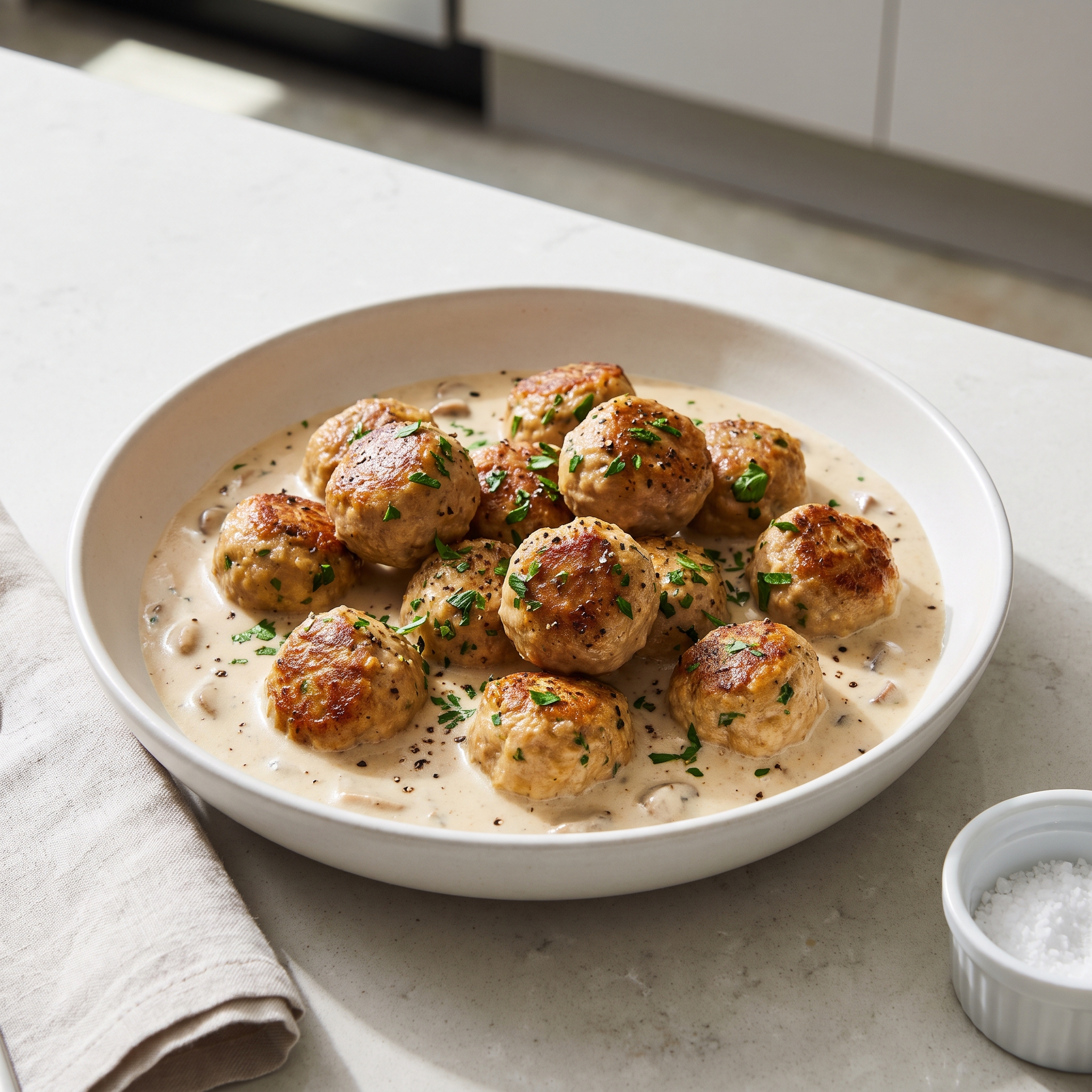 Three-Ingredient Swedish-Style Meatballs