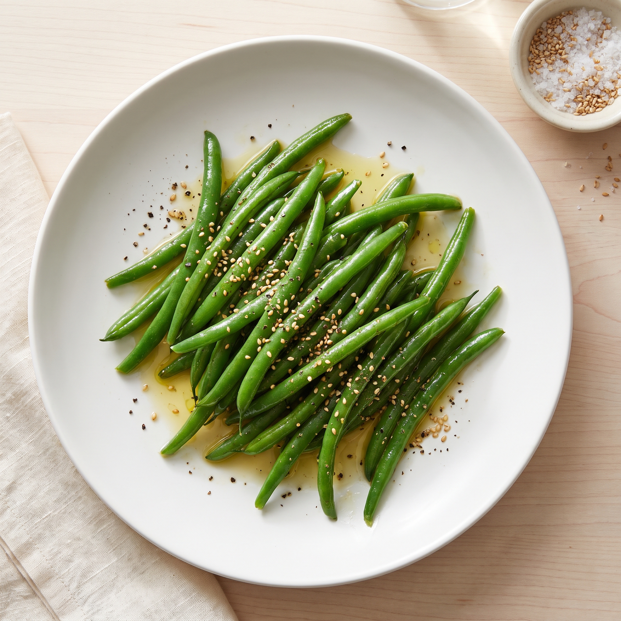 Toasted Sesame Green Beans