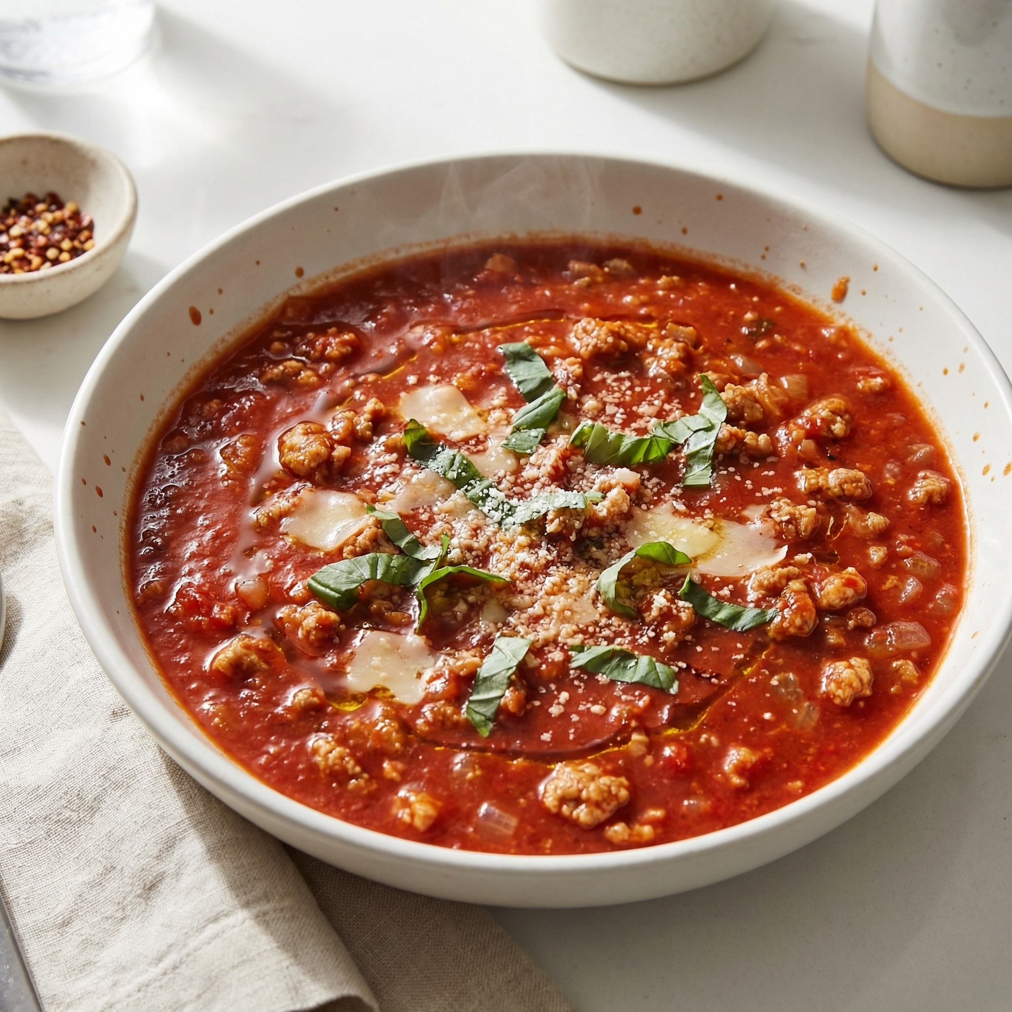 Tomato-Basil Chicken Pasta Sauce