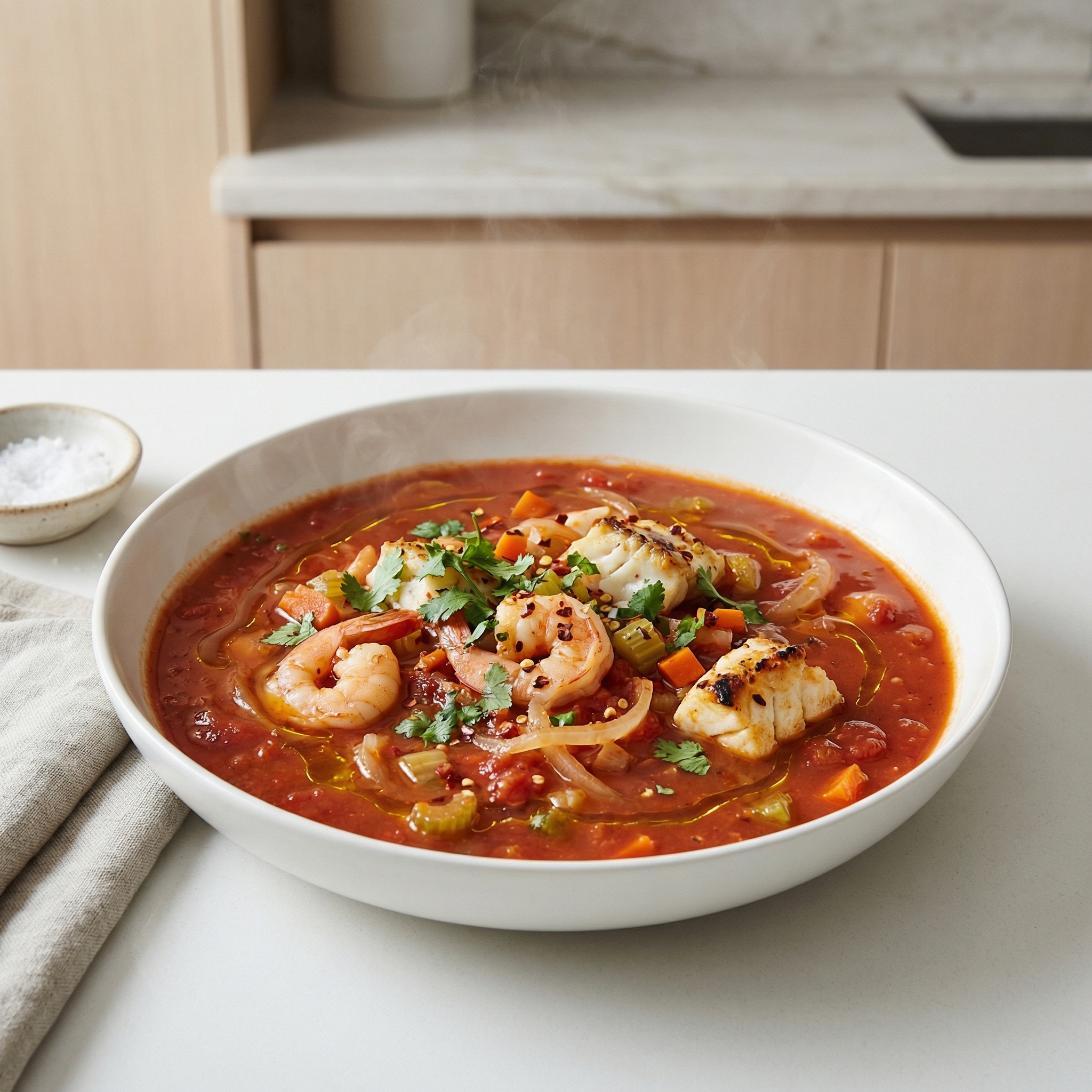 Russell’s Tomato-Braised Fish Stew
