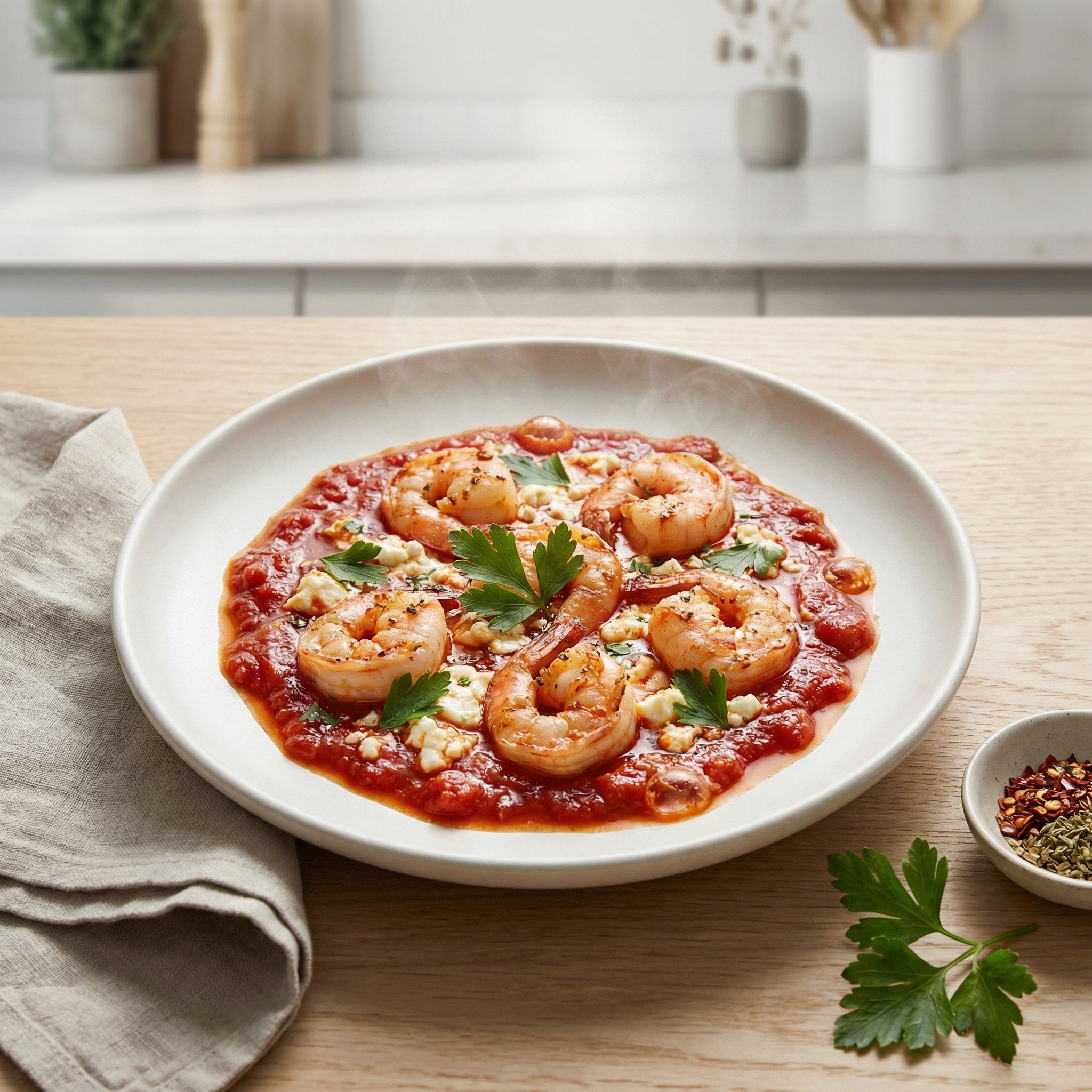 Greek-Style Shrimp Saganaki
