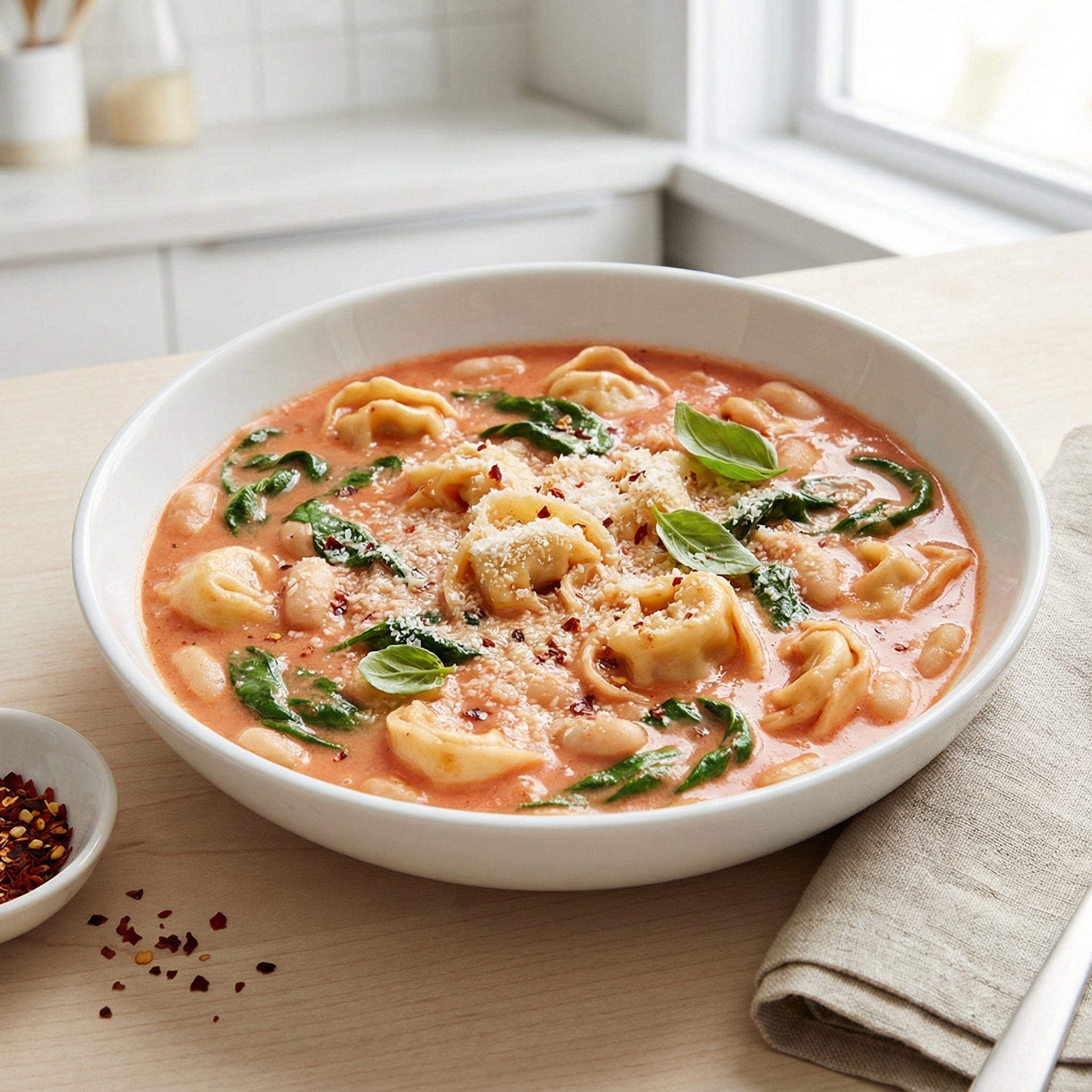 Pasta Fazoolander Tortellini & Bean Soup