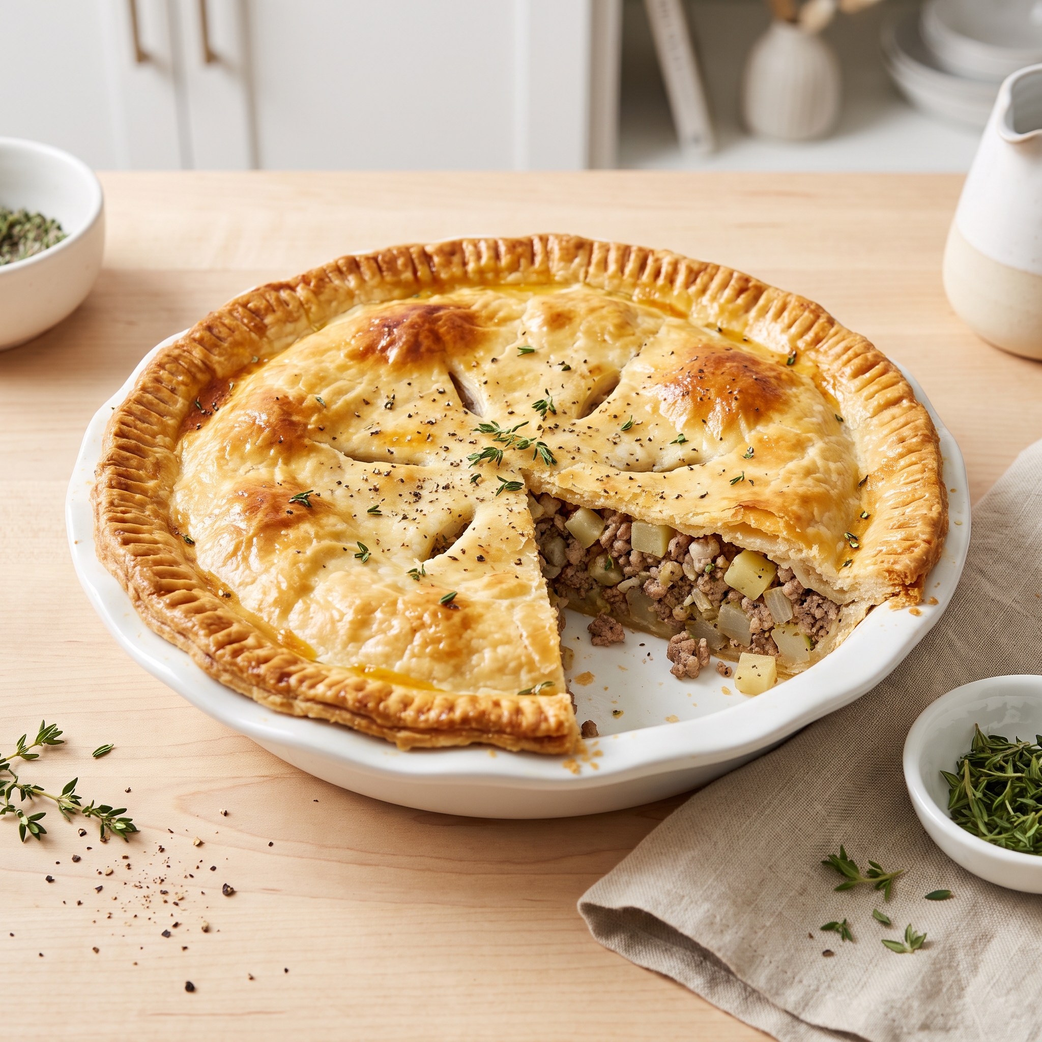 Tourtière (French Canadian Meat Pie)