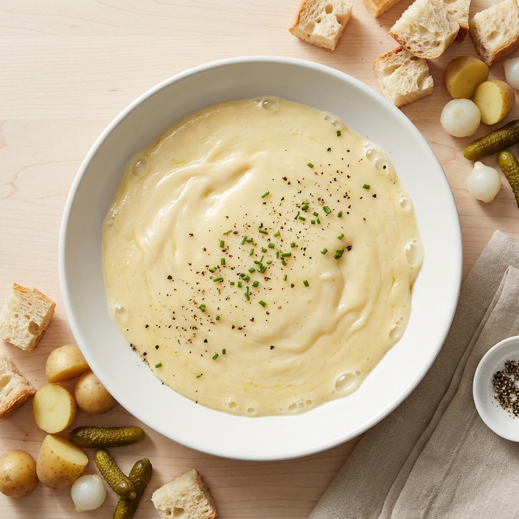 Traditional Swiss Cheese Fondue