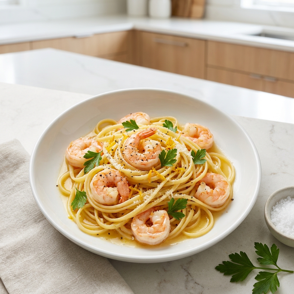 Tropical Shrimp Scampi