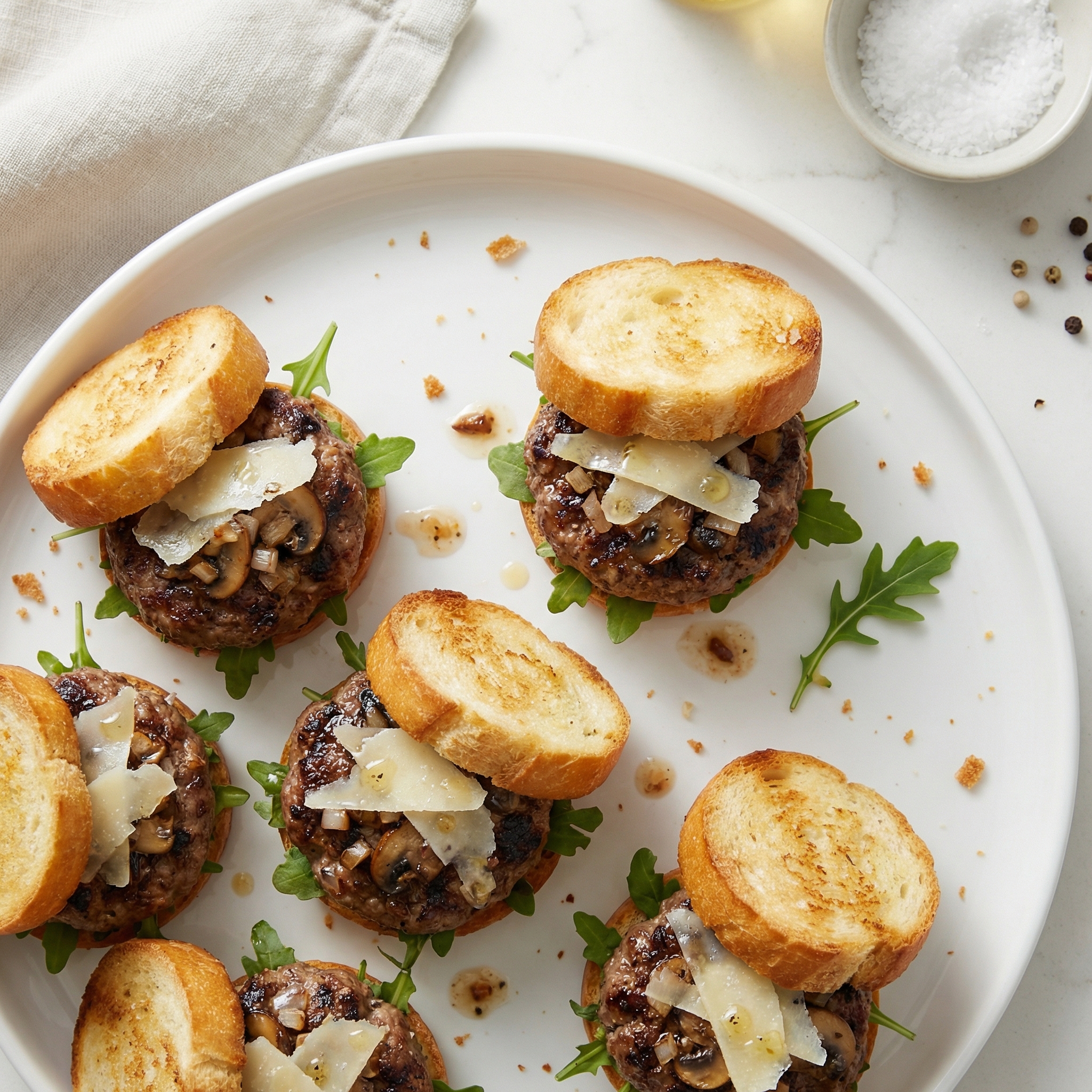 Truffle-Kissed Mini Burger Sliders