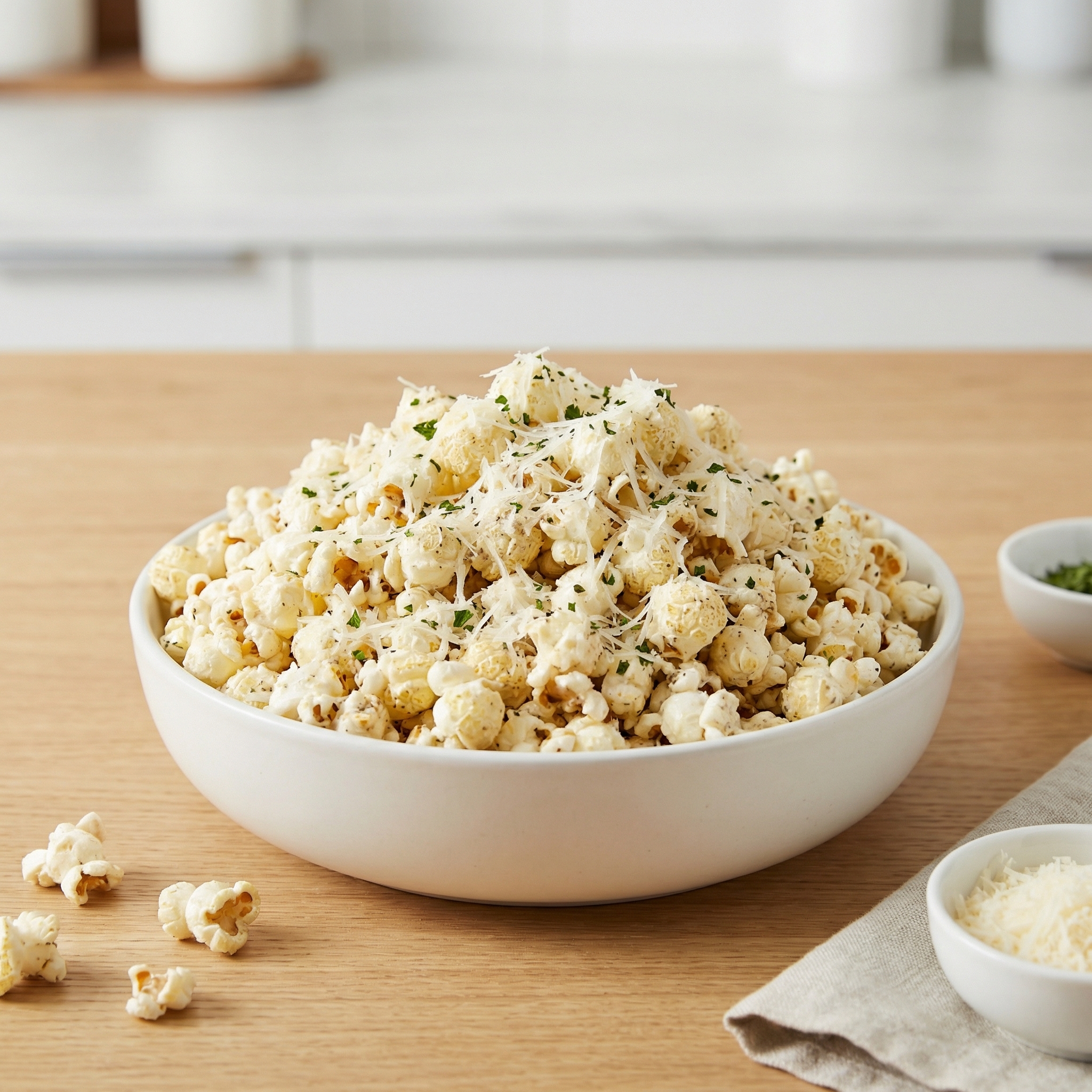 White Truffle Parmesan Popcorn