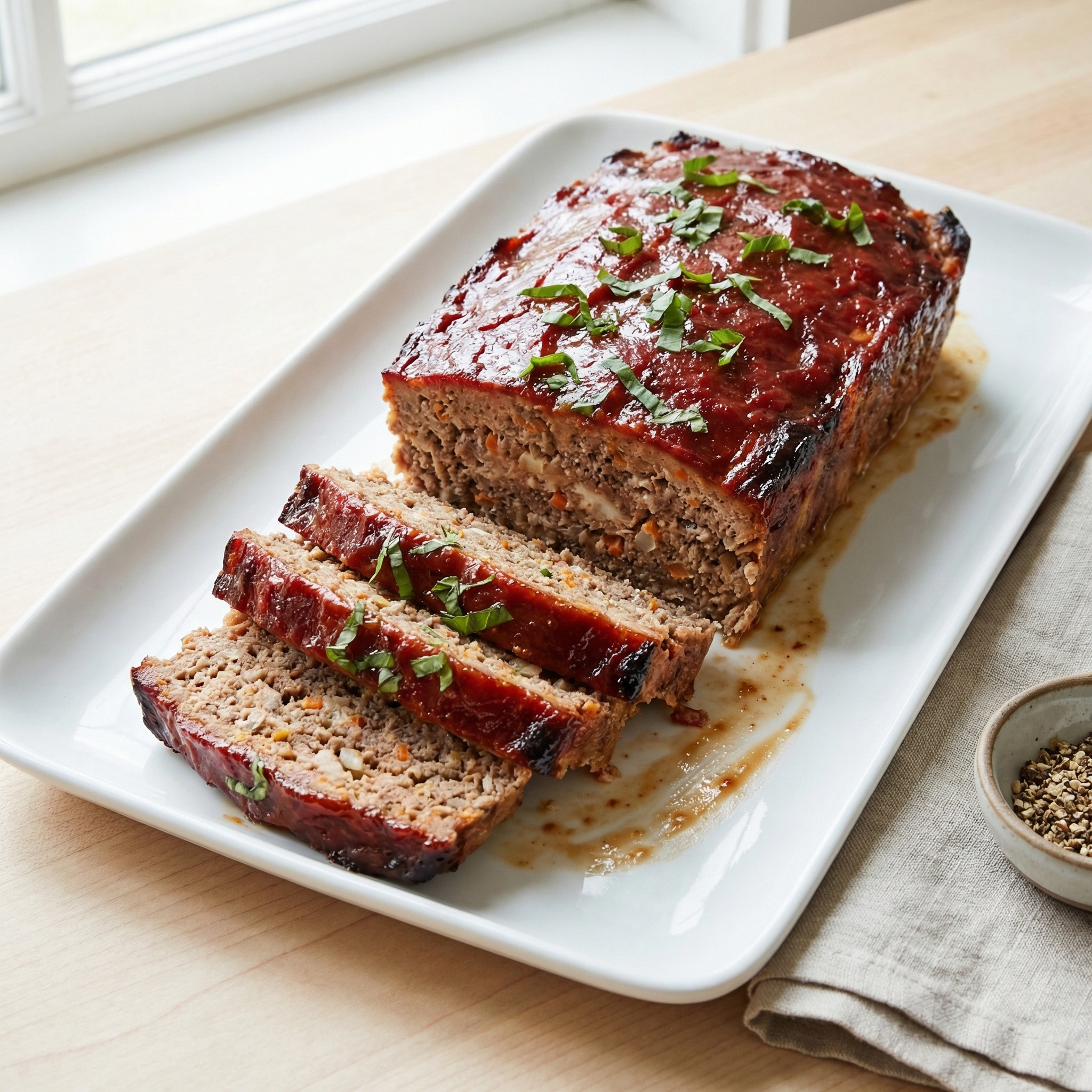 Triple-Meat Homestyle Meatloaf