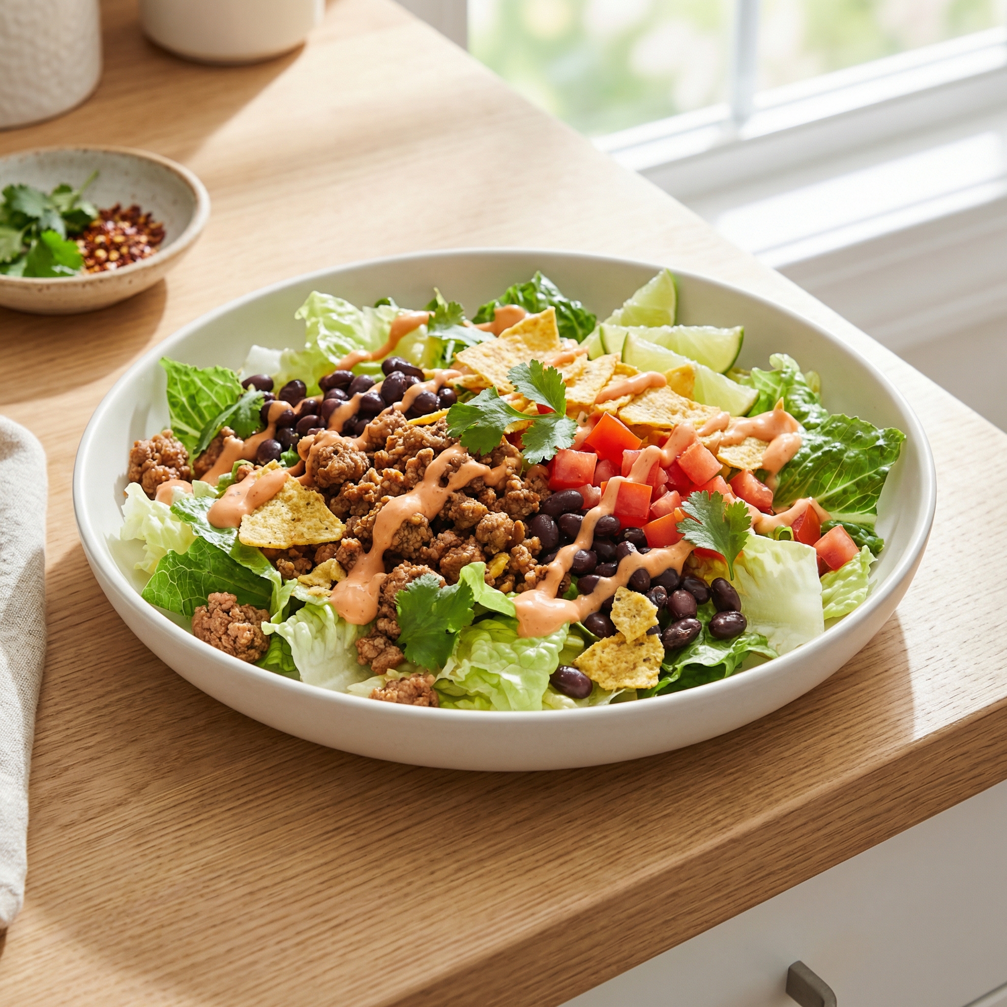 Grandma's Easy Turkey Taco Salad