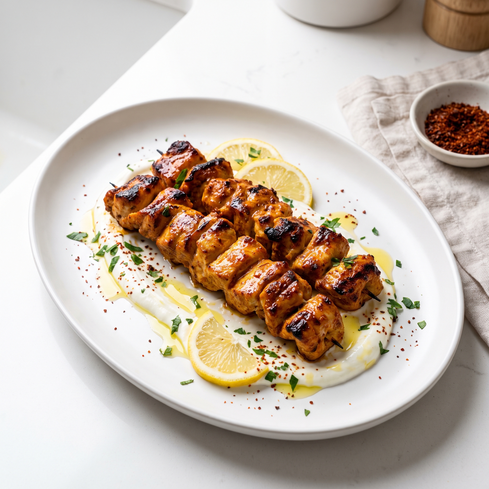 Turkish-Style Chicken Skewers