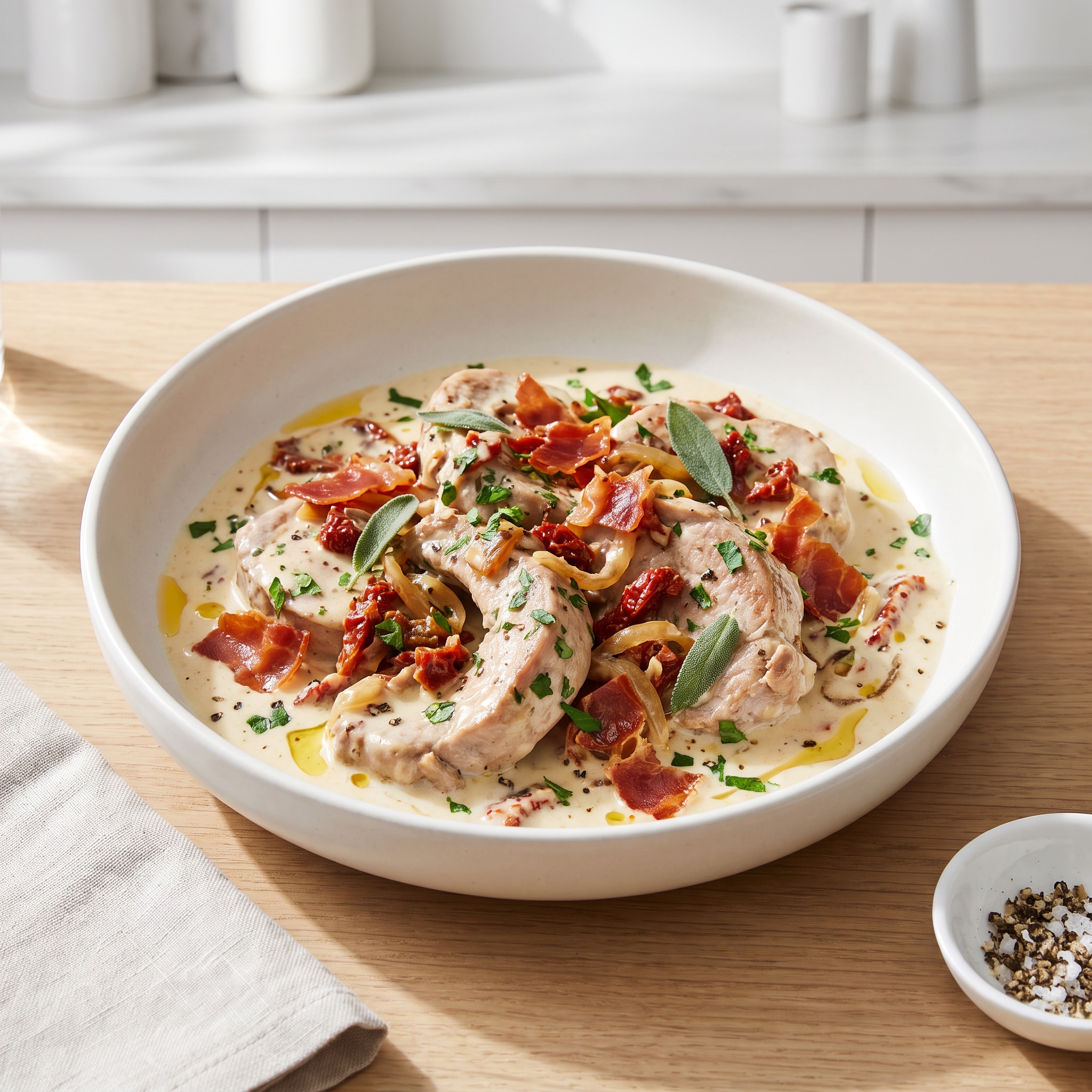 Tuscan-Style Pork Tenderloin