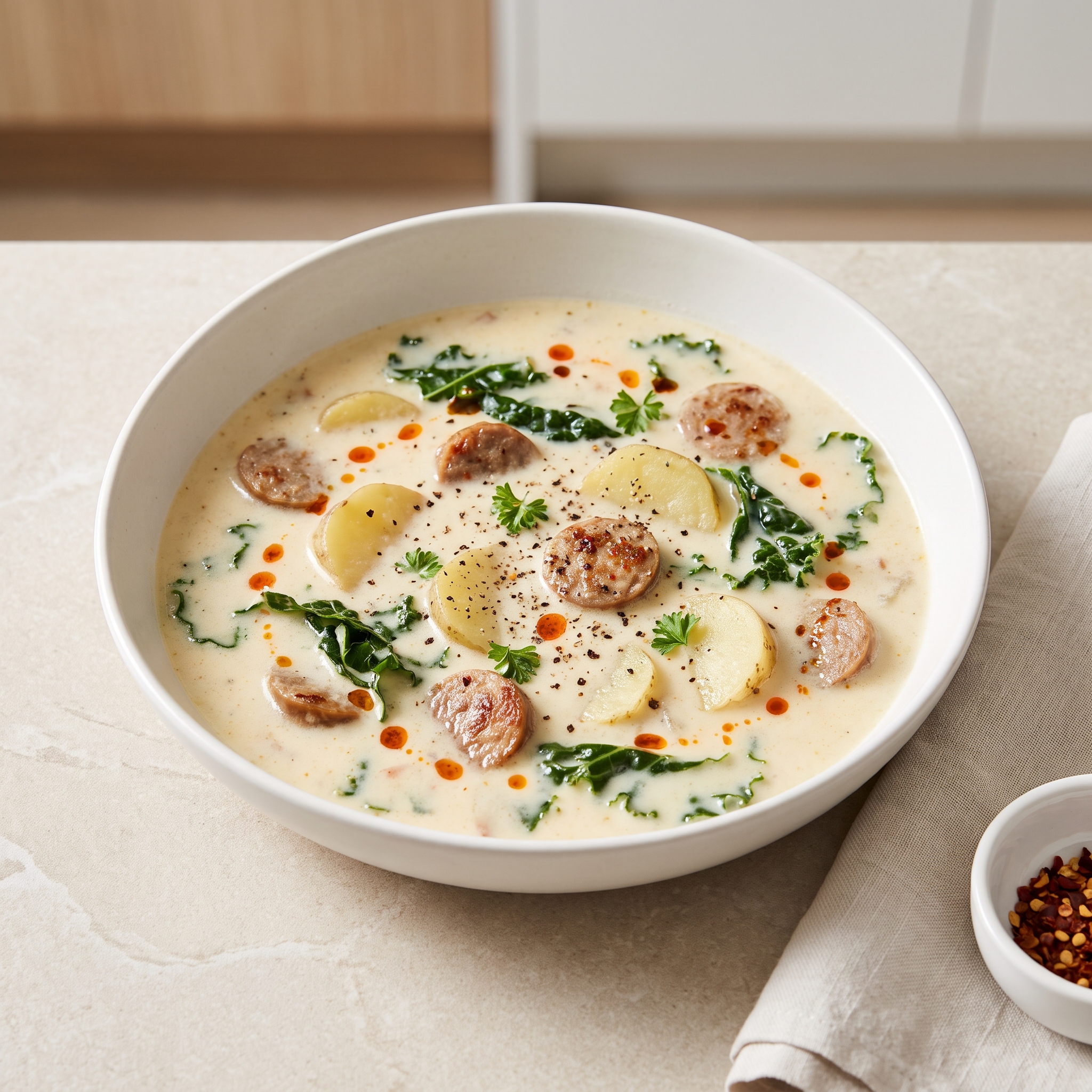 Tuscan-Style Sausage and Kale Soup