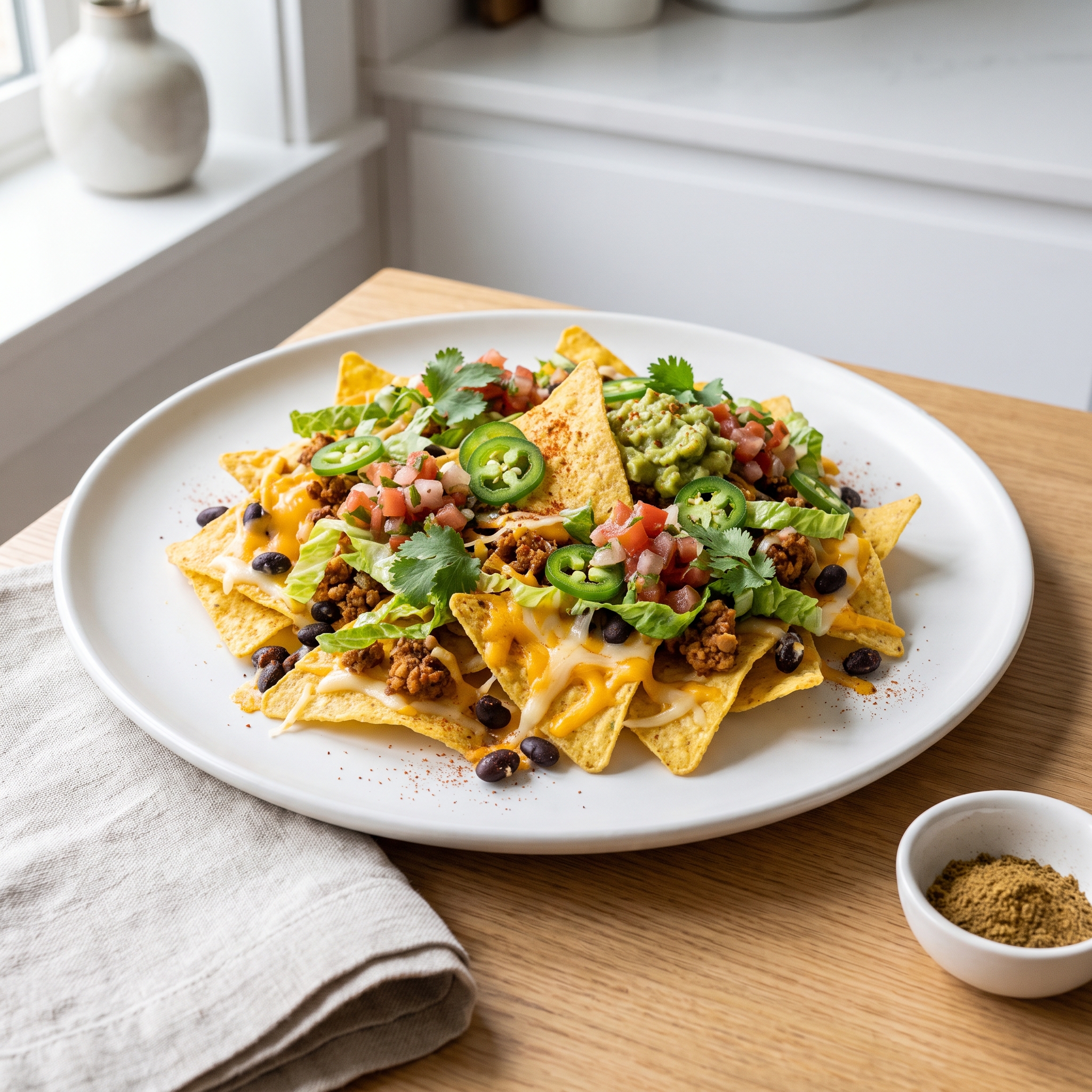 Two-Serving Ultimate Veggie Nachos