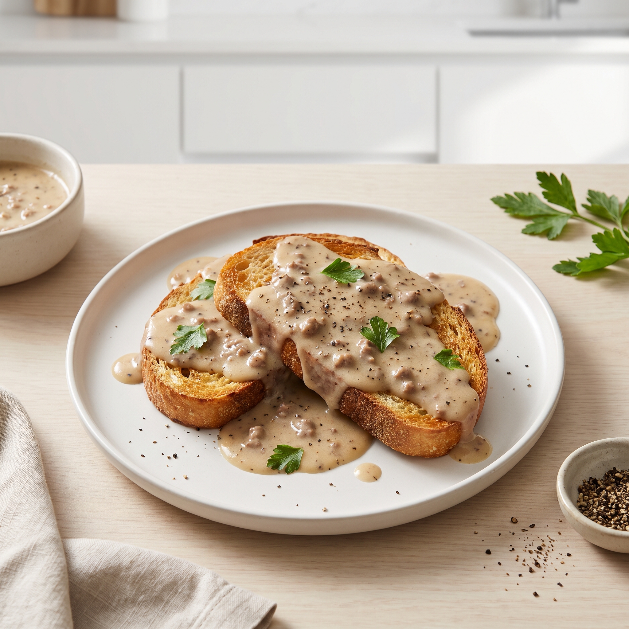 USMC Creamed Beef on Toast