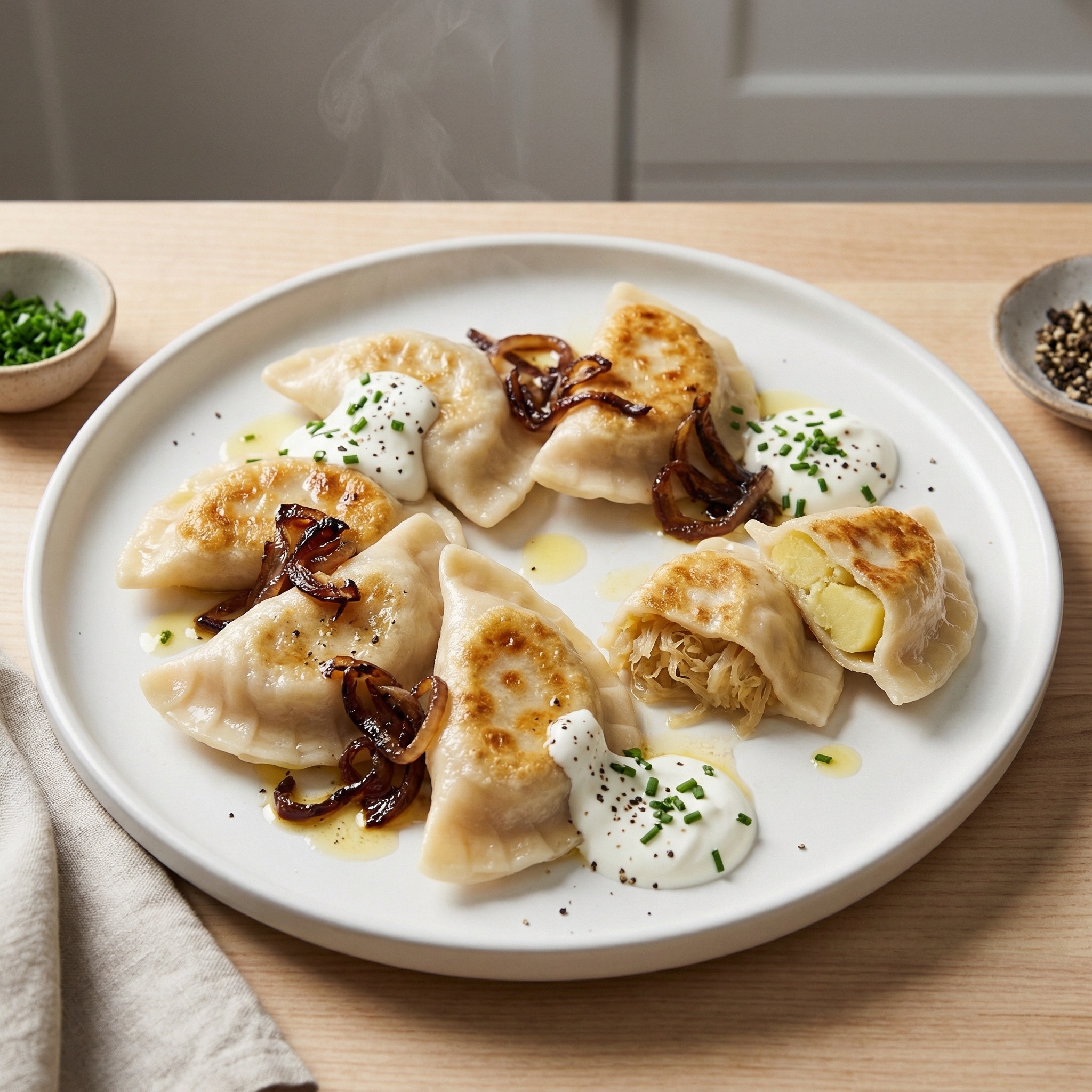 Ukrainian Olha's Varenyky (Perogies)