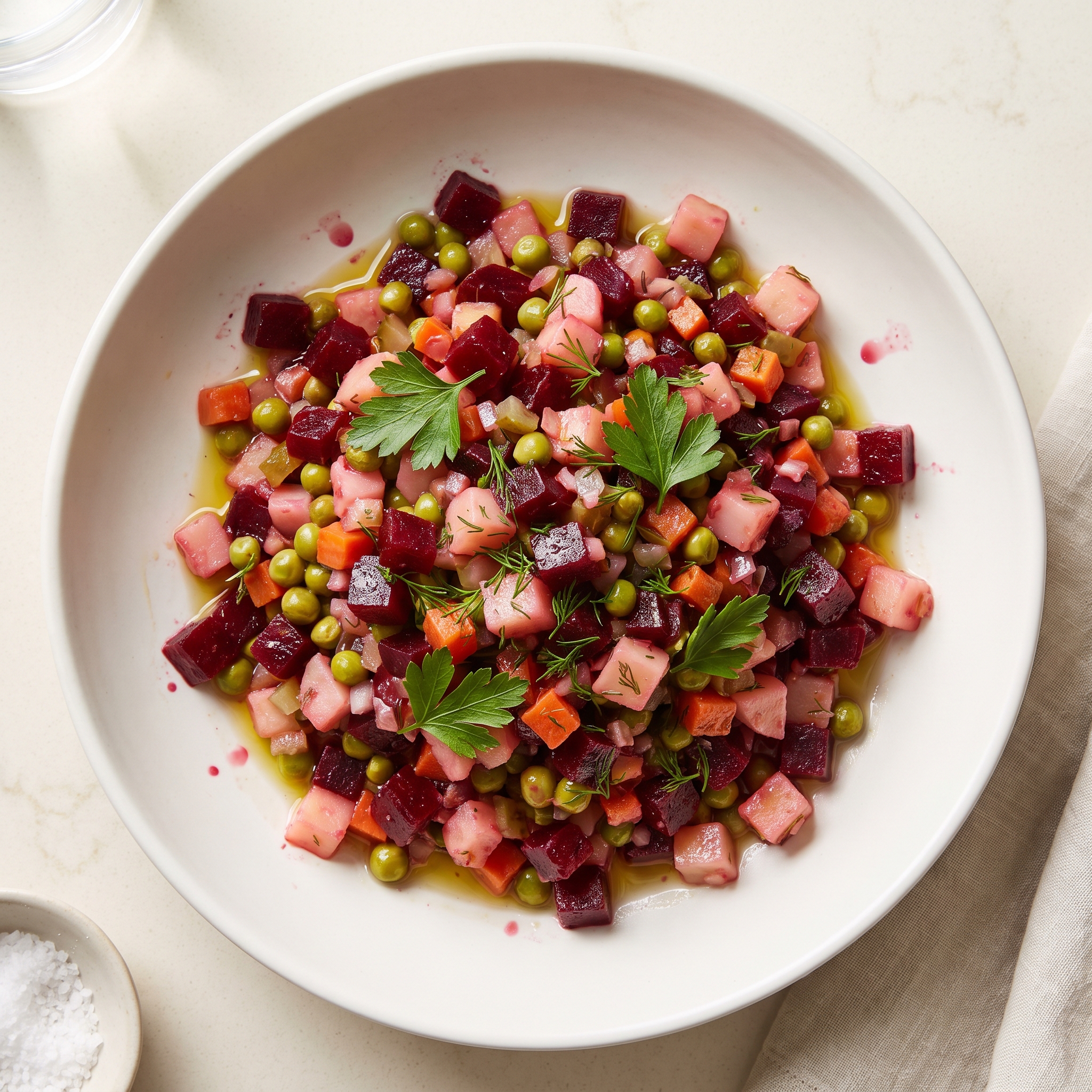 Ukrainian Vinaigret Beet Salad