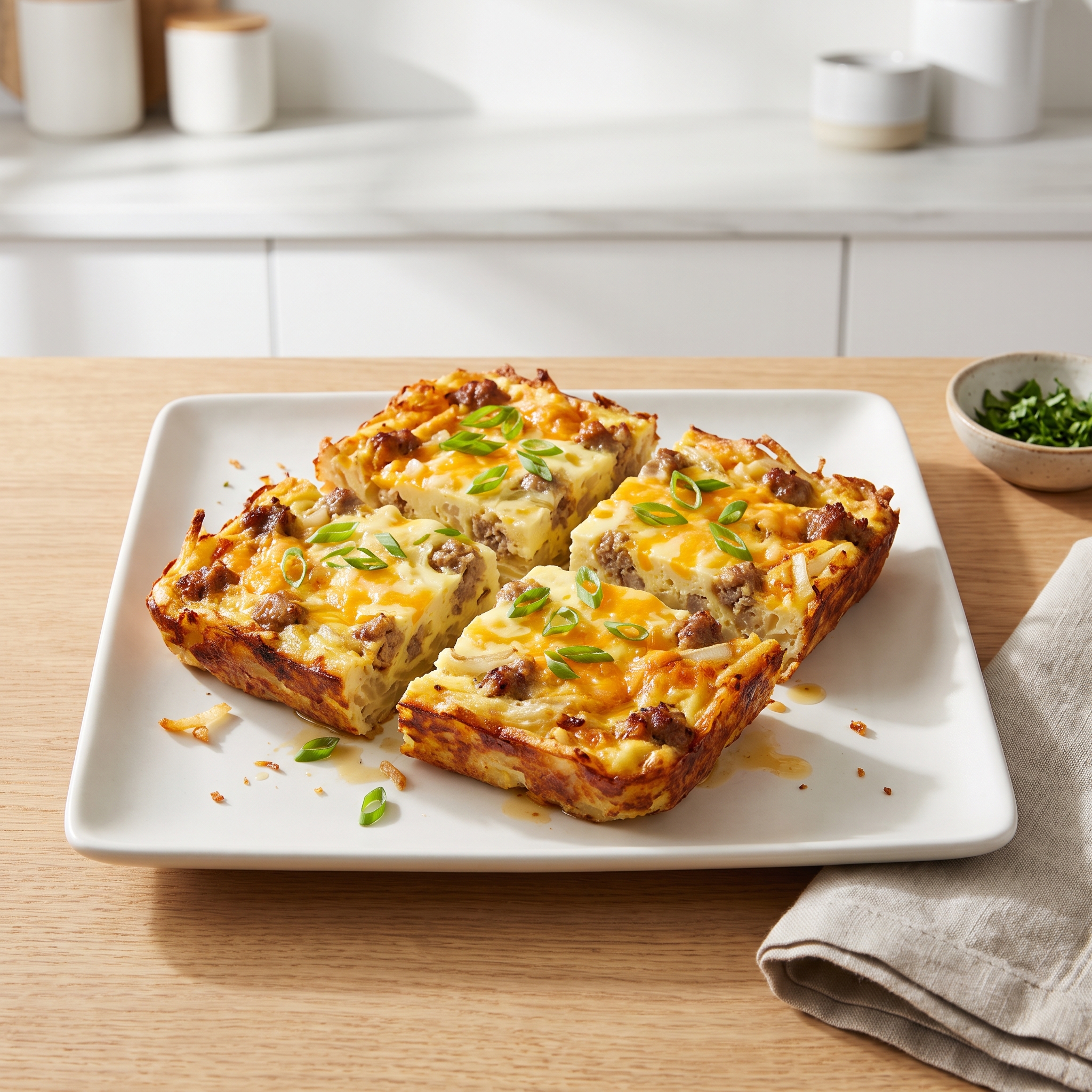 Ultimate Breakfast Bake with Hash Browns & Eggs
