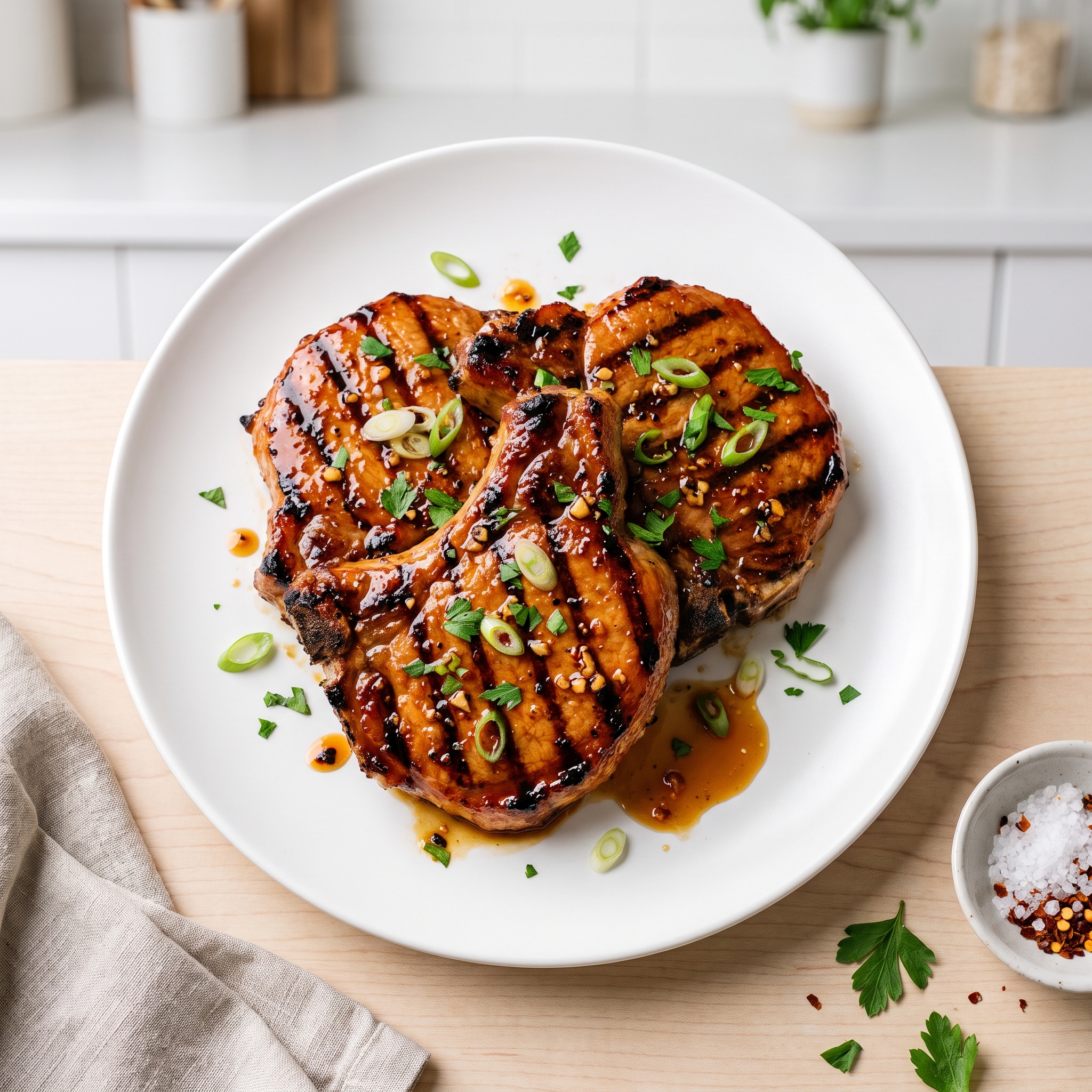 Ultimate Honey-Garlic Glazed Pork Chops