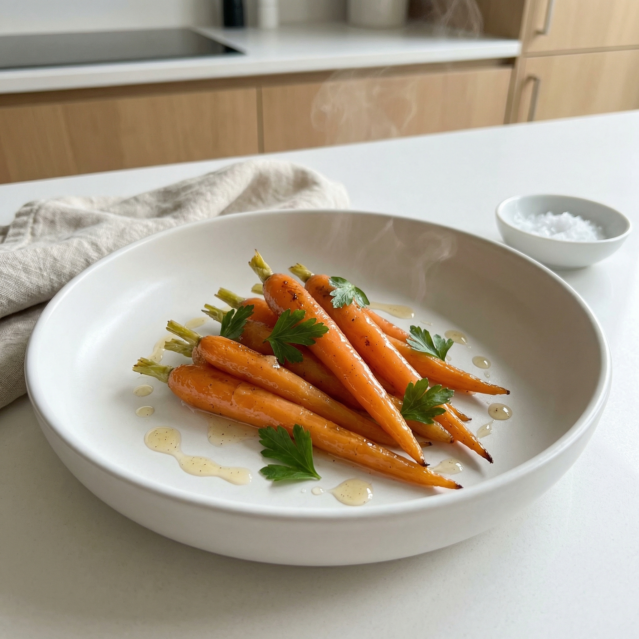 Honey-Vanilla Glazed Baby Carrots