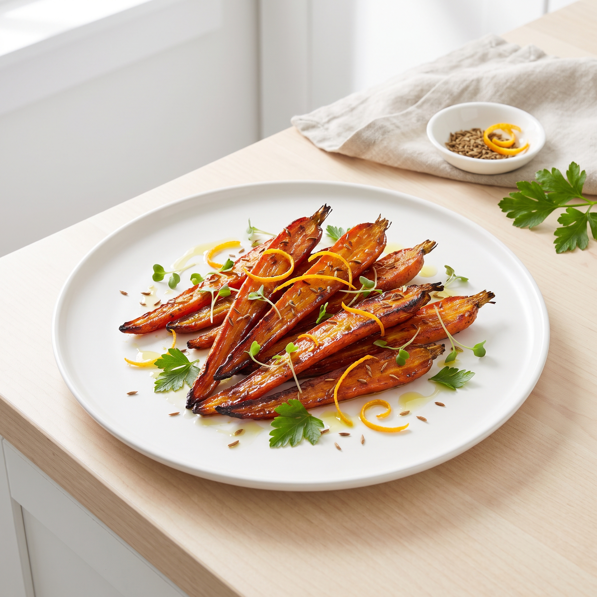 Vegan Baked Carrots