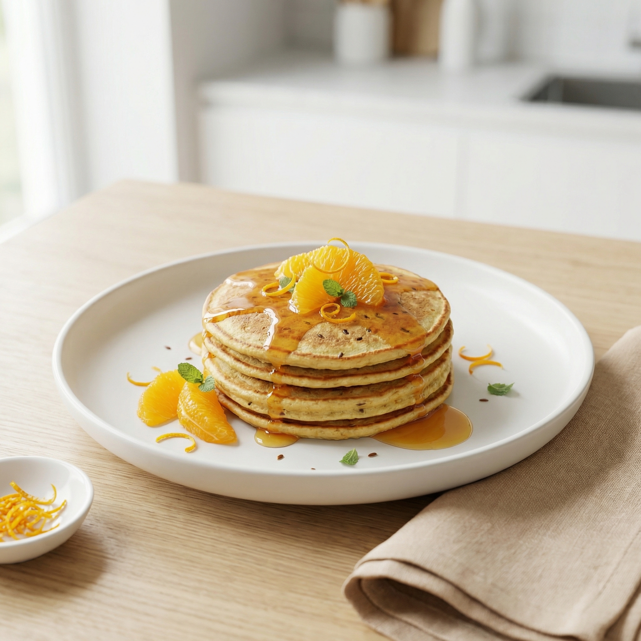 Citrus-Infused Orange Pancakes