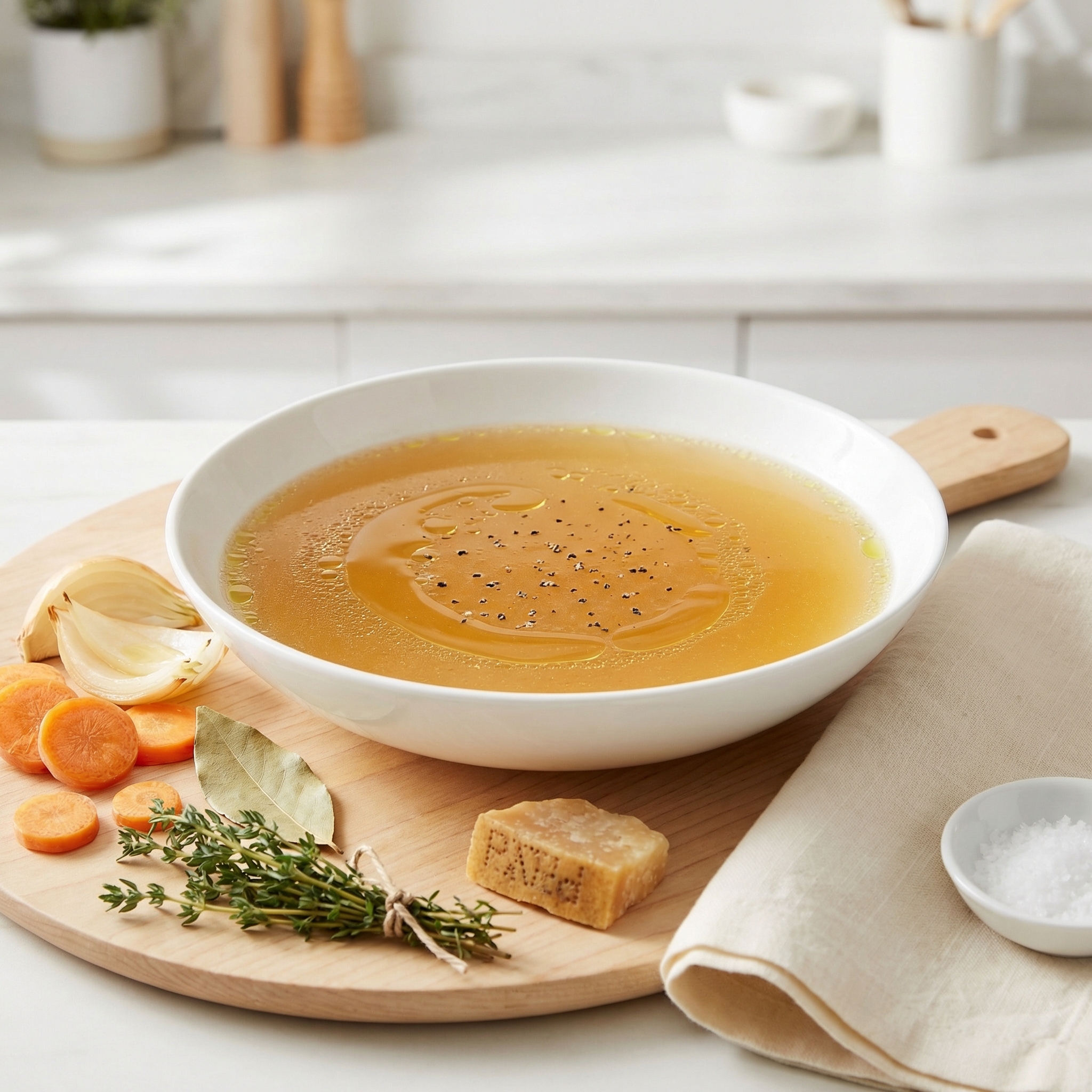 Broth from Vegetable Trimmings