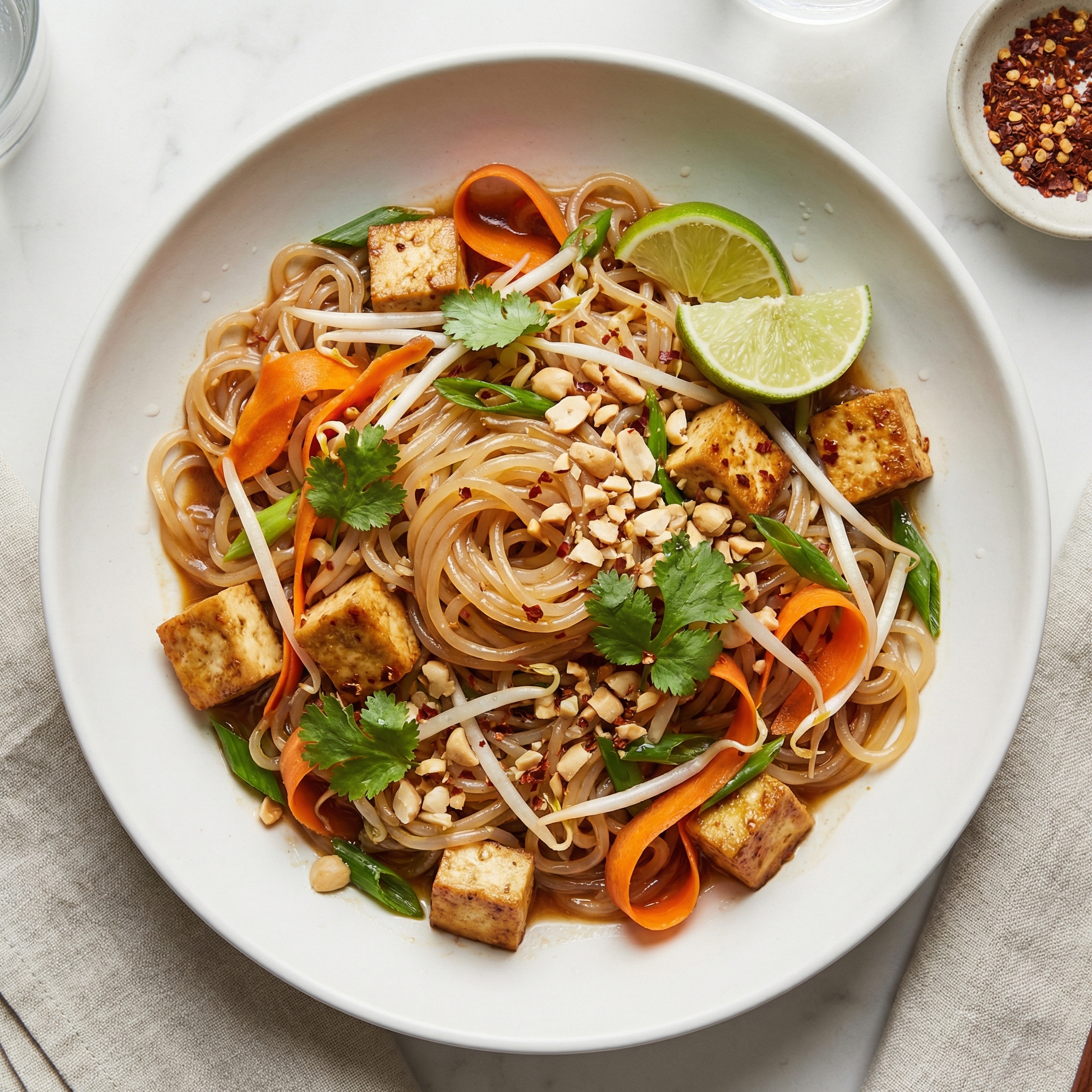 Shirataki Meatless Meat Pad Thai
