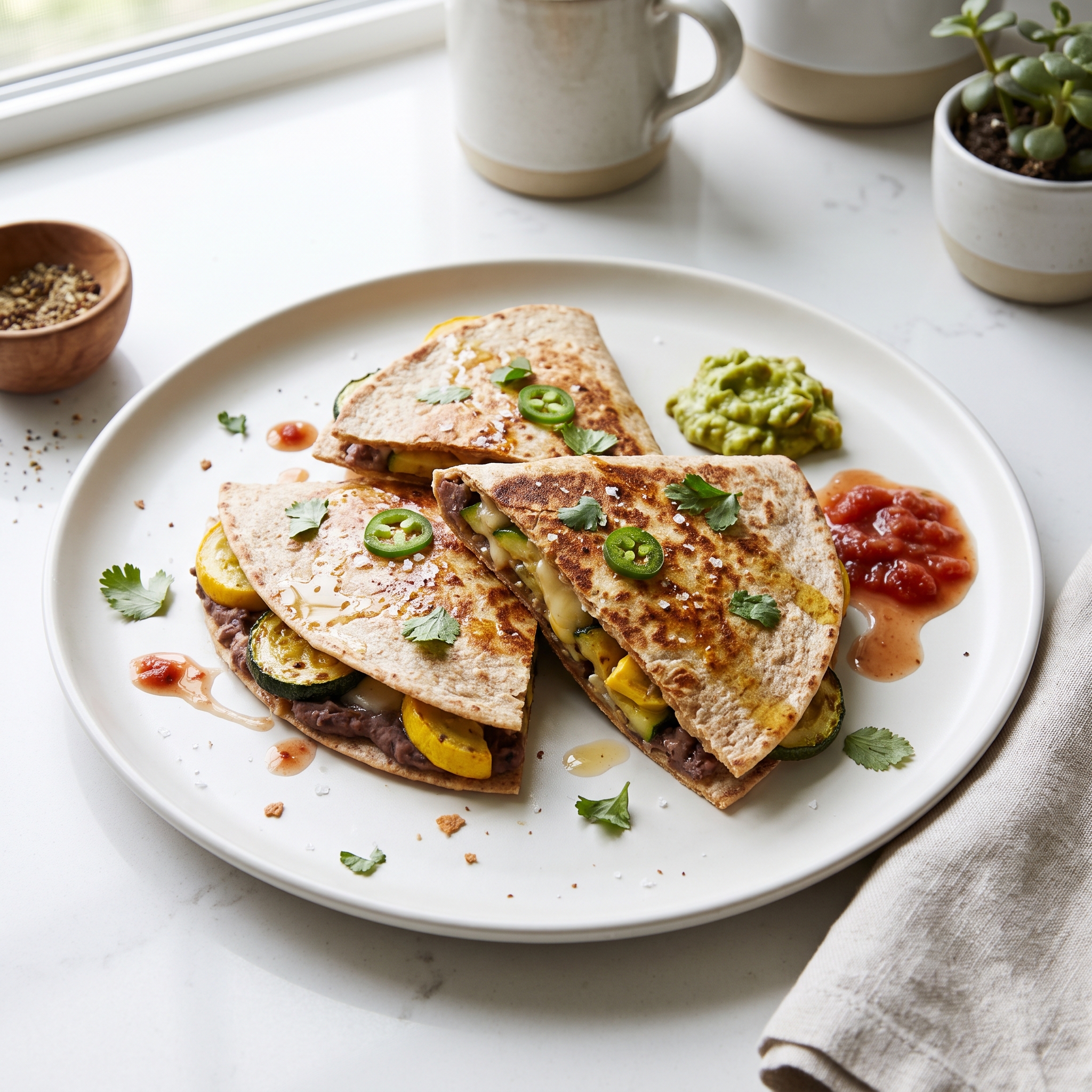 Veggie-Stuffed Quesadillas