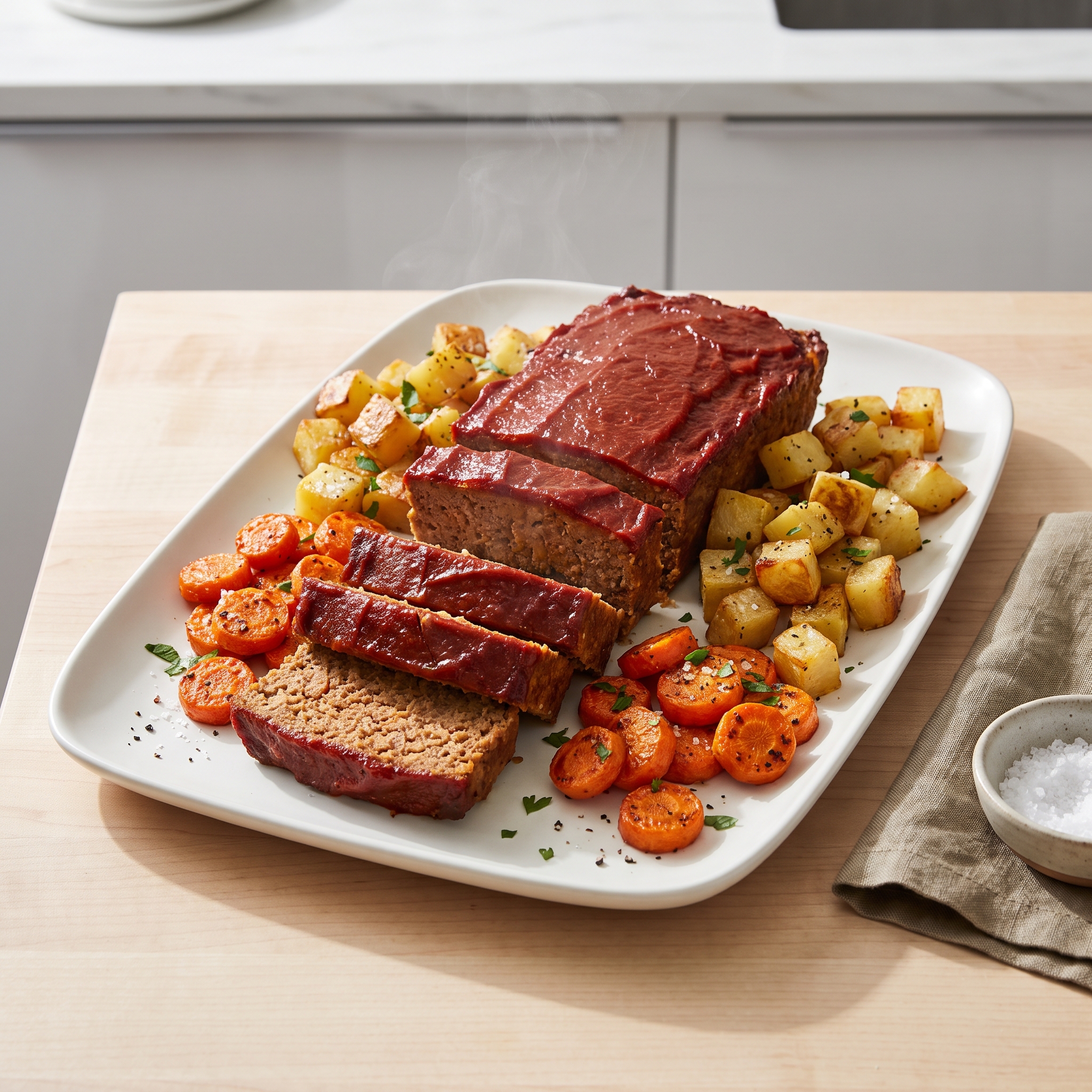 Veggie Loaf with Mixed Vegetables