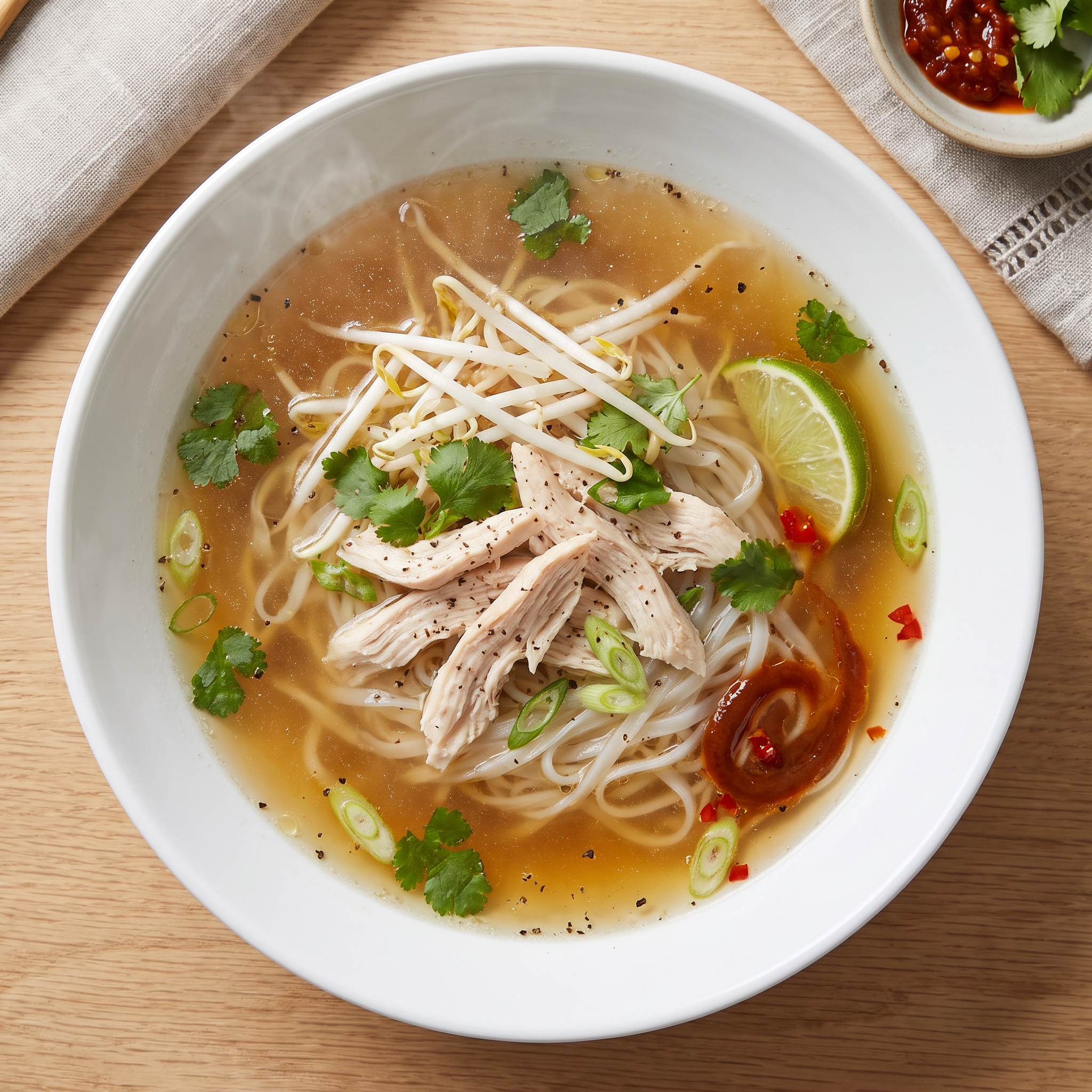 Vietnamese-Style Chicken Pho