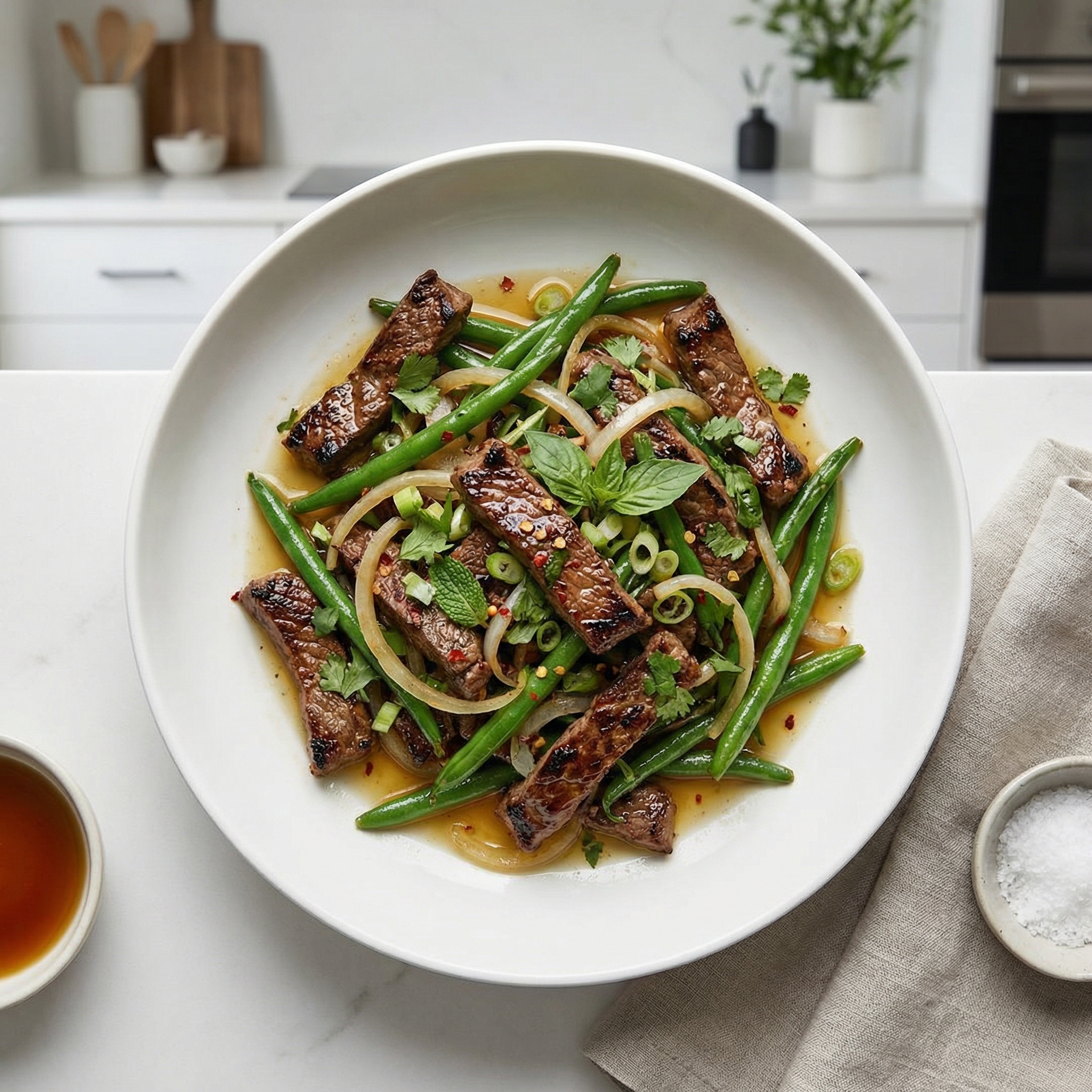 Vietnamese Beef and Green Bean Stir-Fry