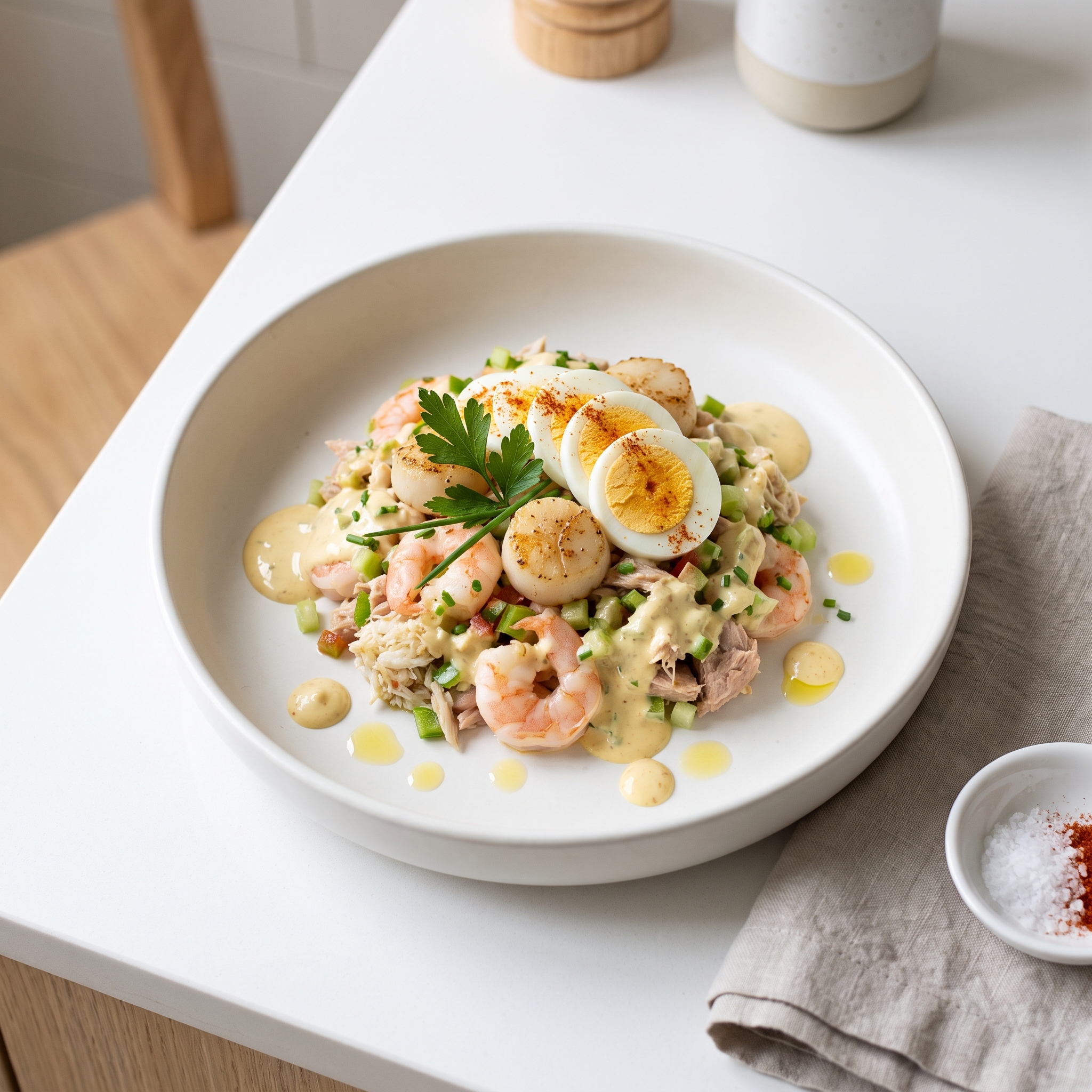 Vonciel’s Creamy Mixed Seafood Salad