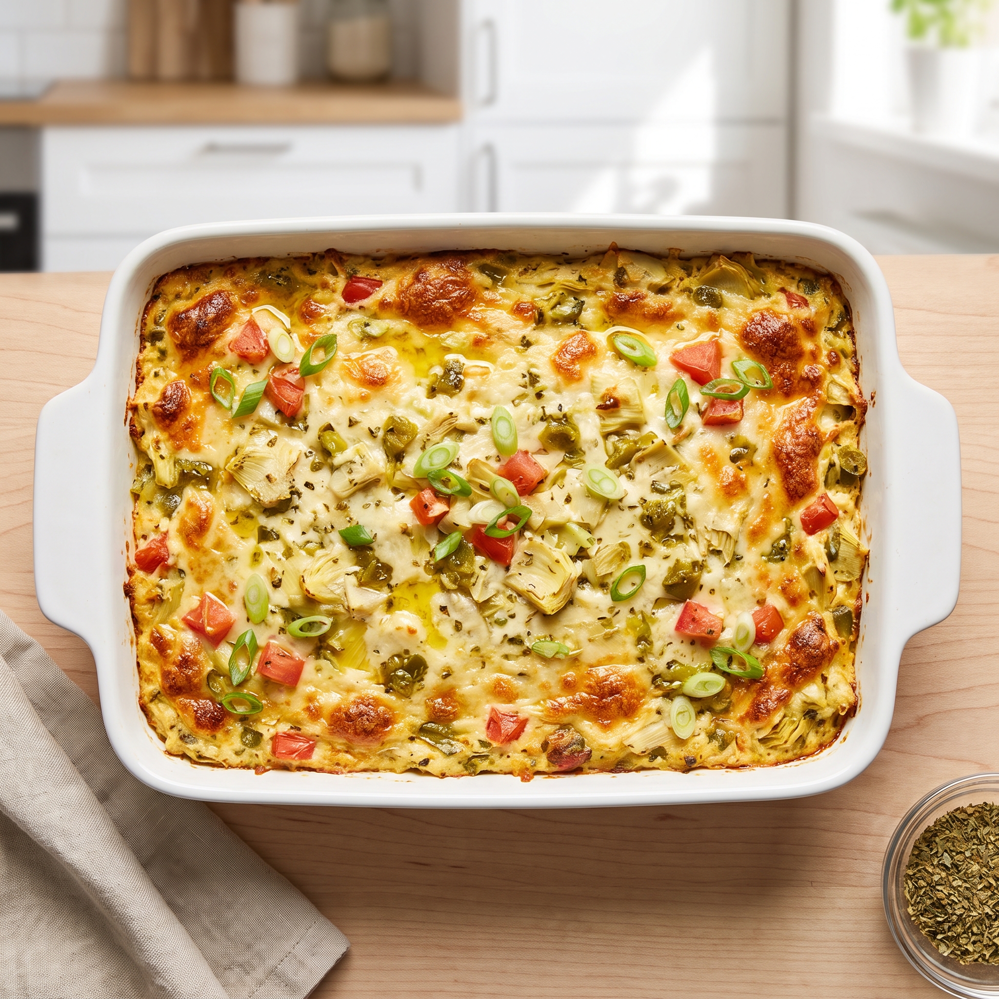 Warm Artichoke and Green Chile Dip
