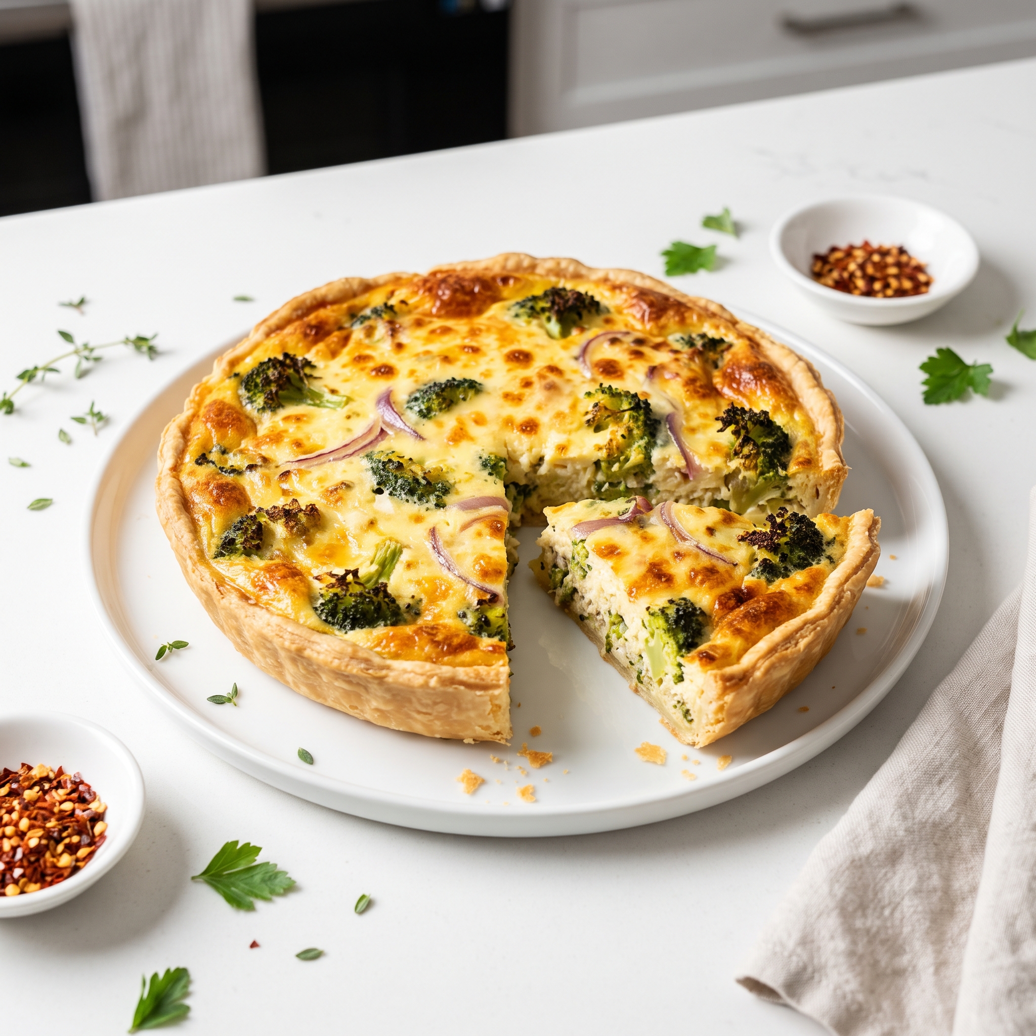 Weekday Broccoli Quiche