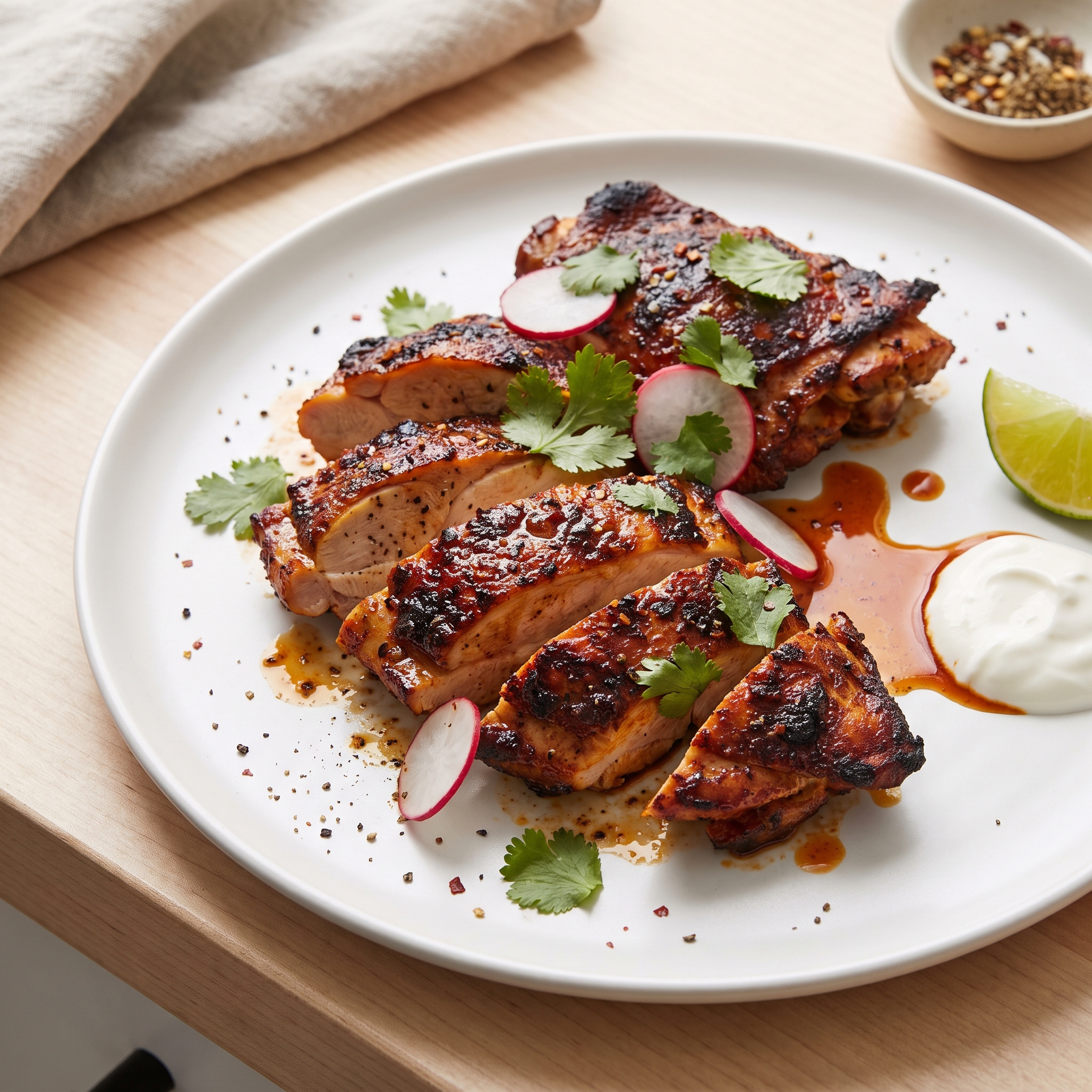 Weeknight Chipotle Chicken Thighs