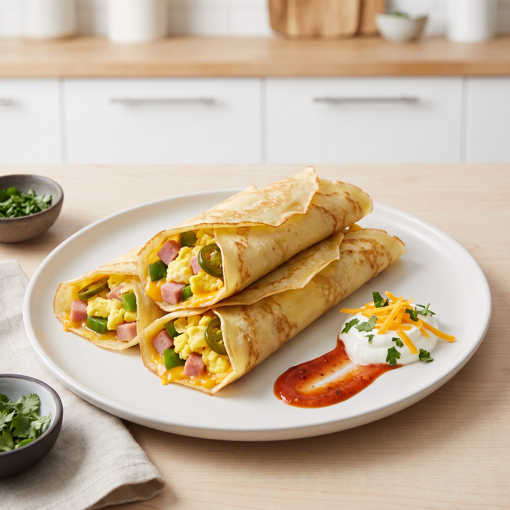 Western-Style Breakfast Crepes
