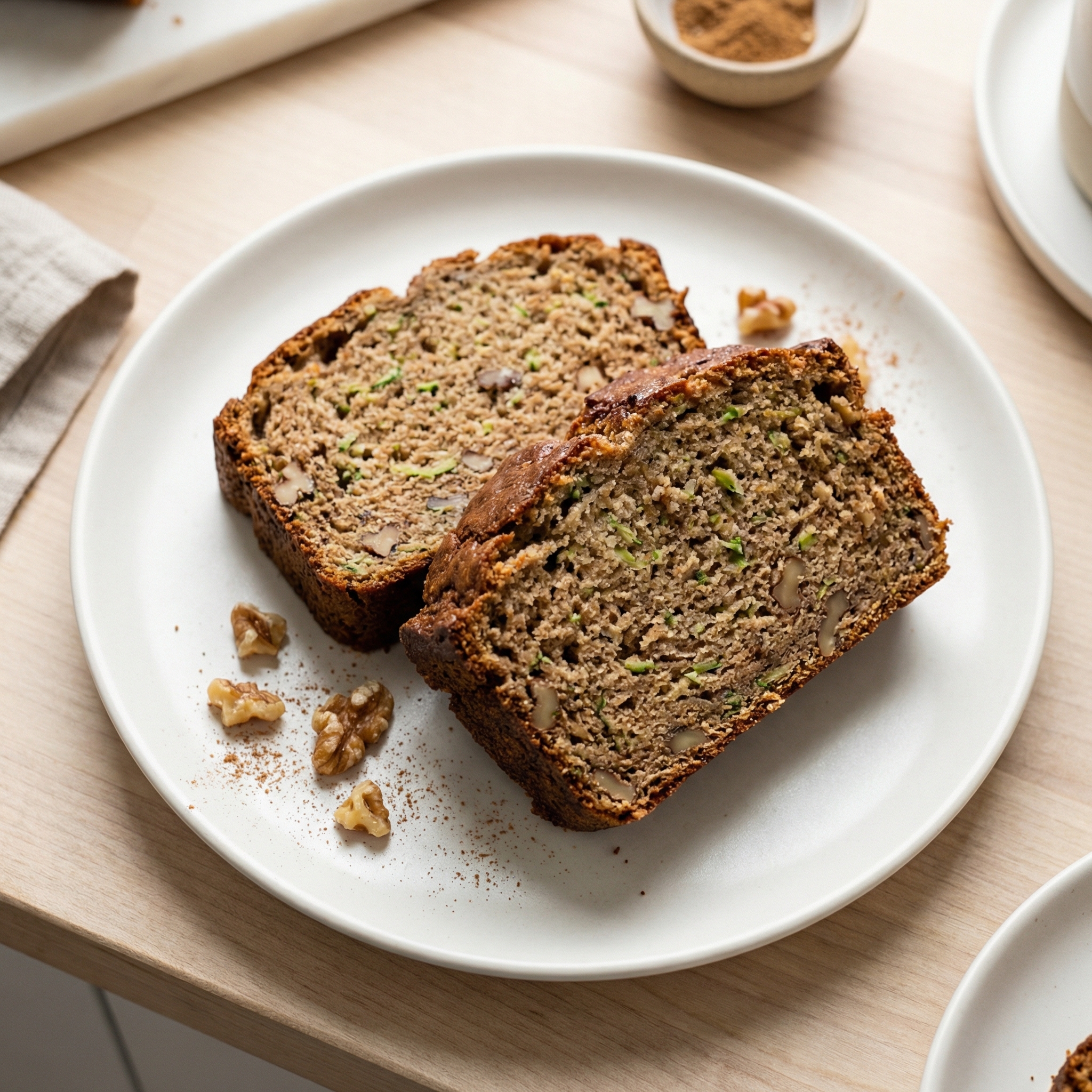 Lightened-Up Mom’s Zucchini Bread