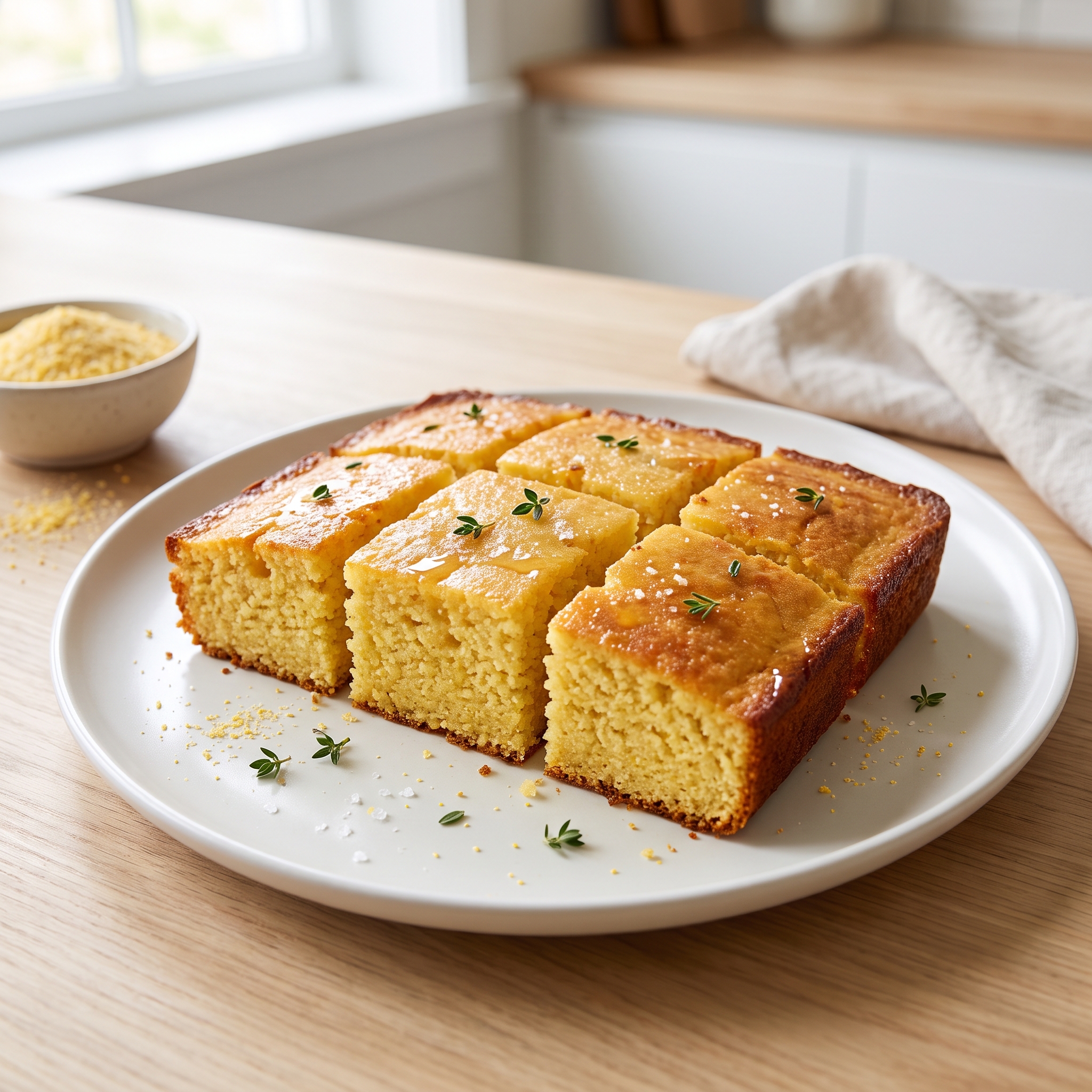 Wholesome Light Cornbread