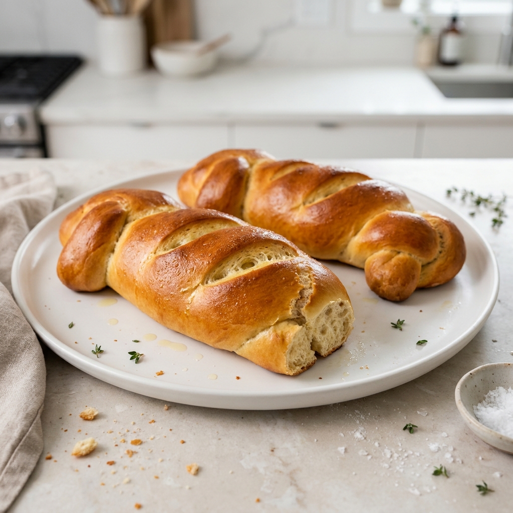 Wiener Dog Braided Challah Loaf