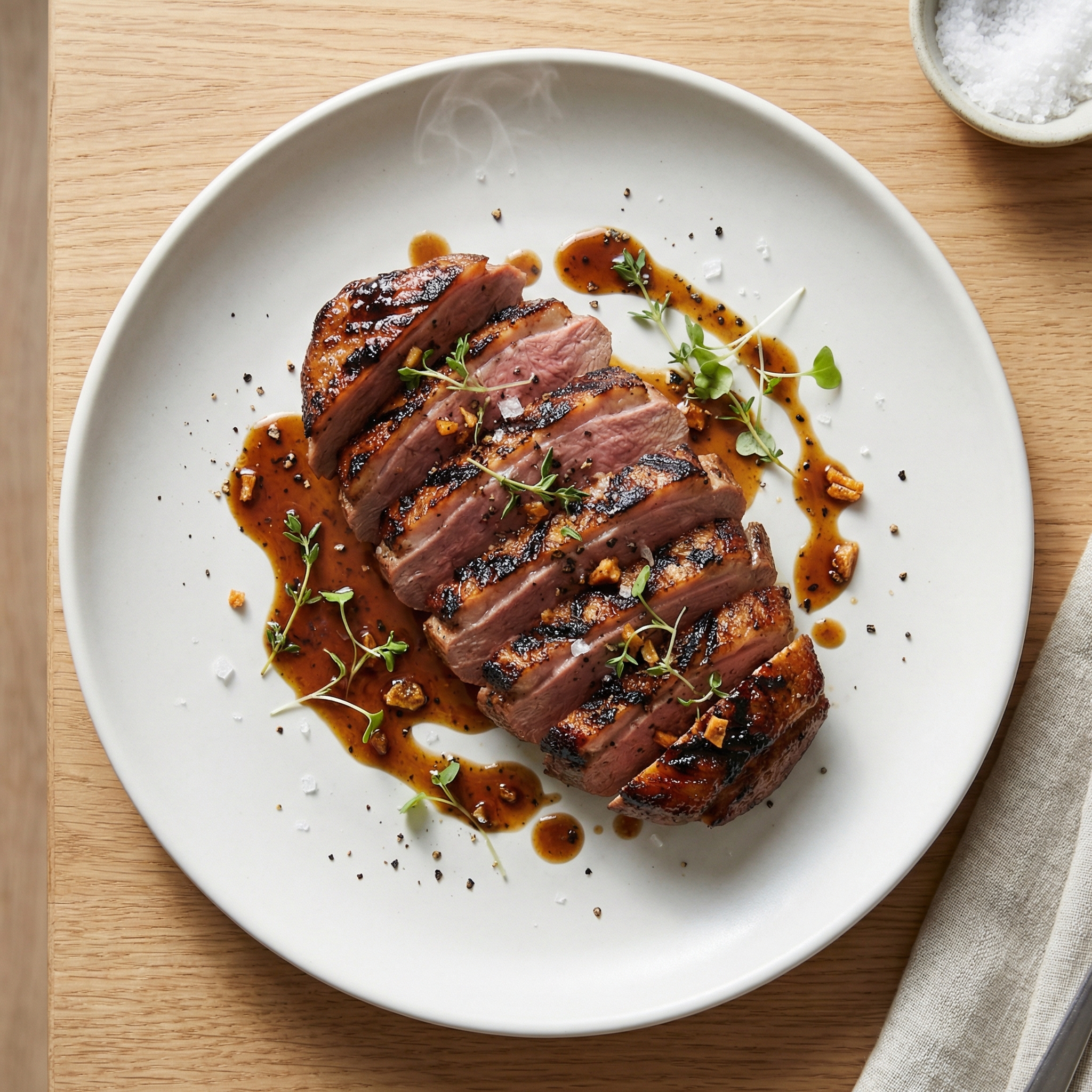 Grilled Wild Duck Breast