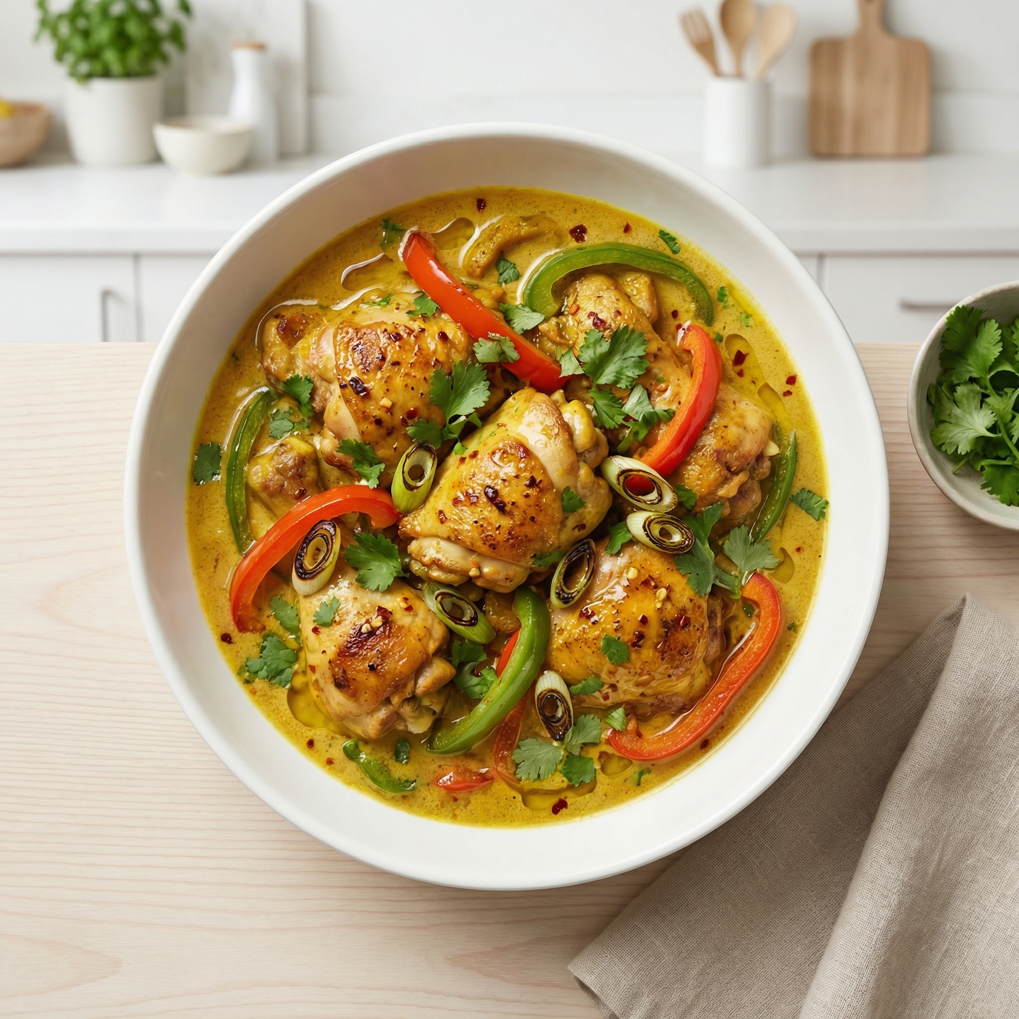 Coconut Chicken Thigh Curry