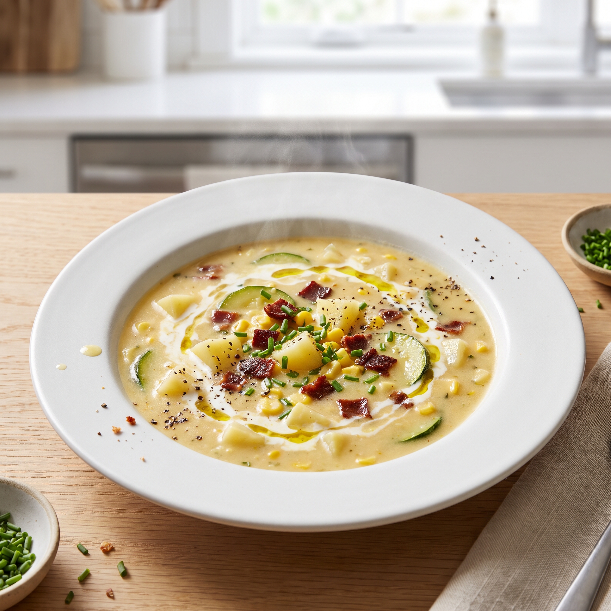 Zucchini Corn Chowder