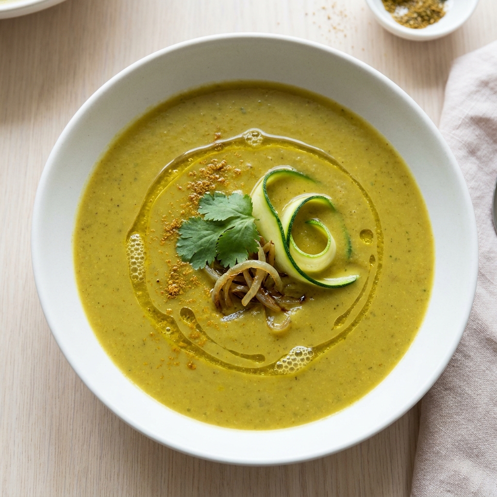 Zucchini Curry Soup
