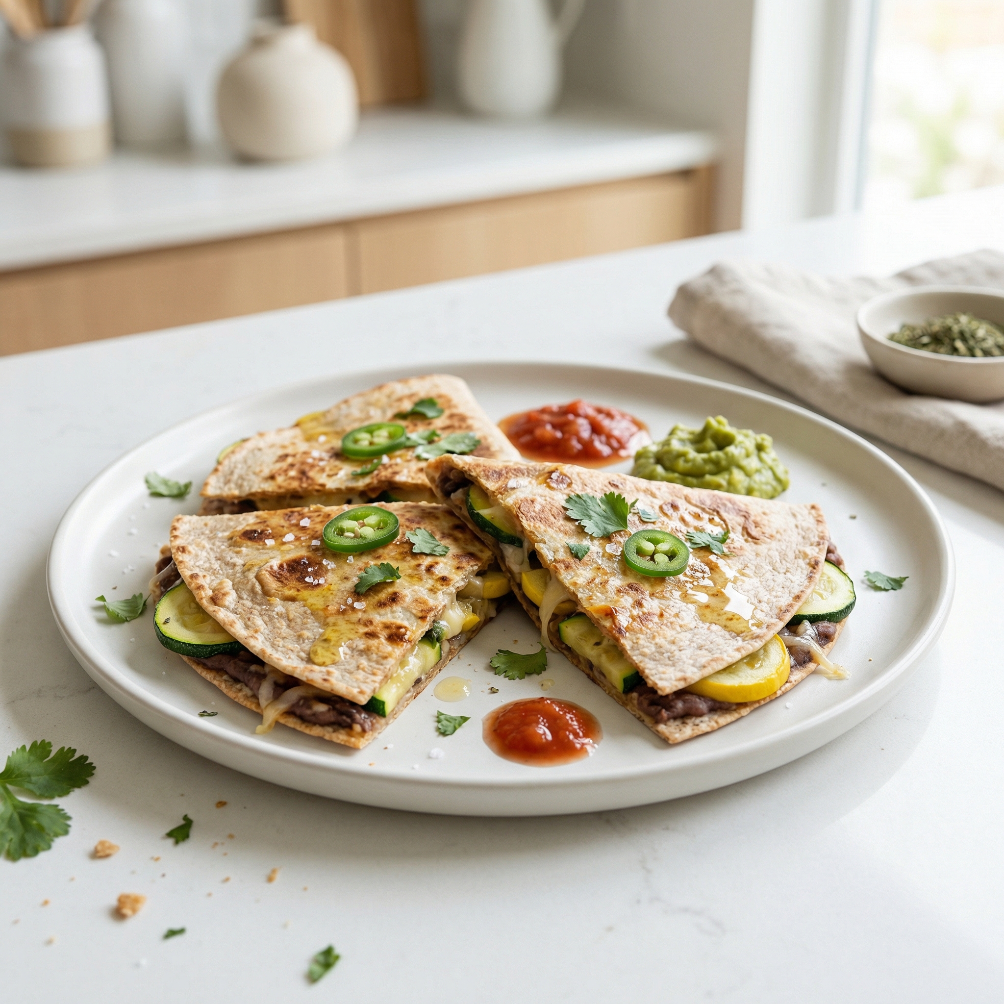 Veggie-Stuffed Quesadillas
