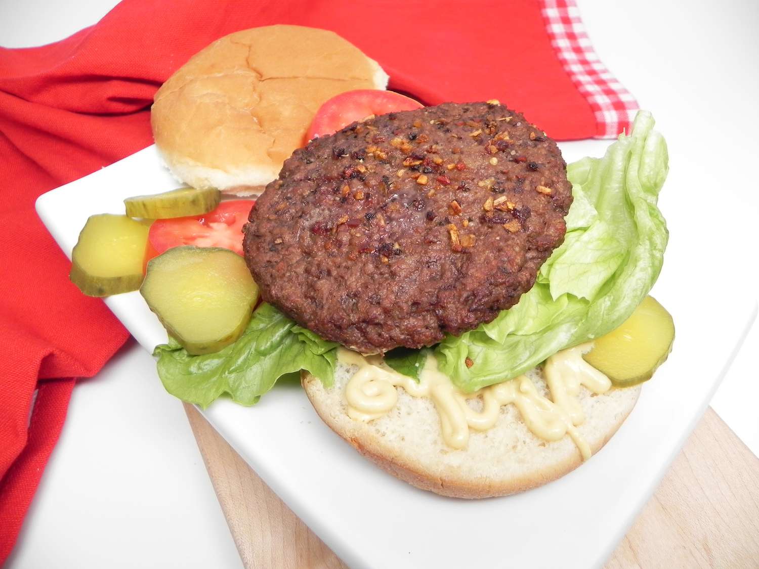 Air-Fried Vegan Burger Patties