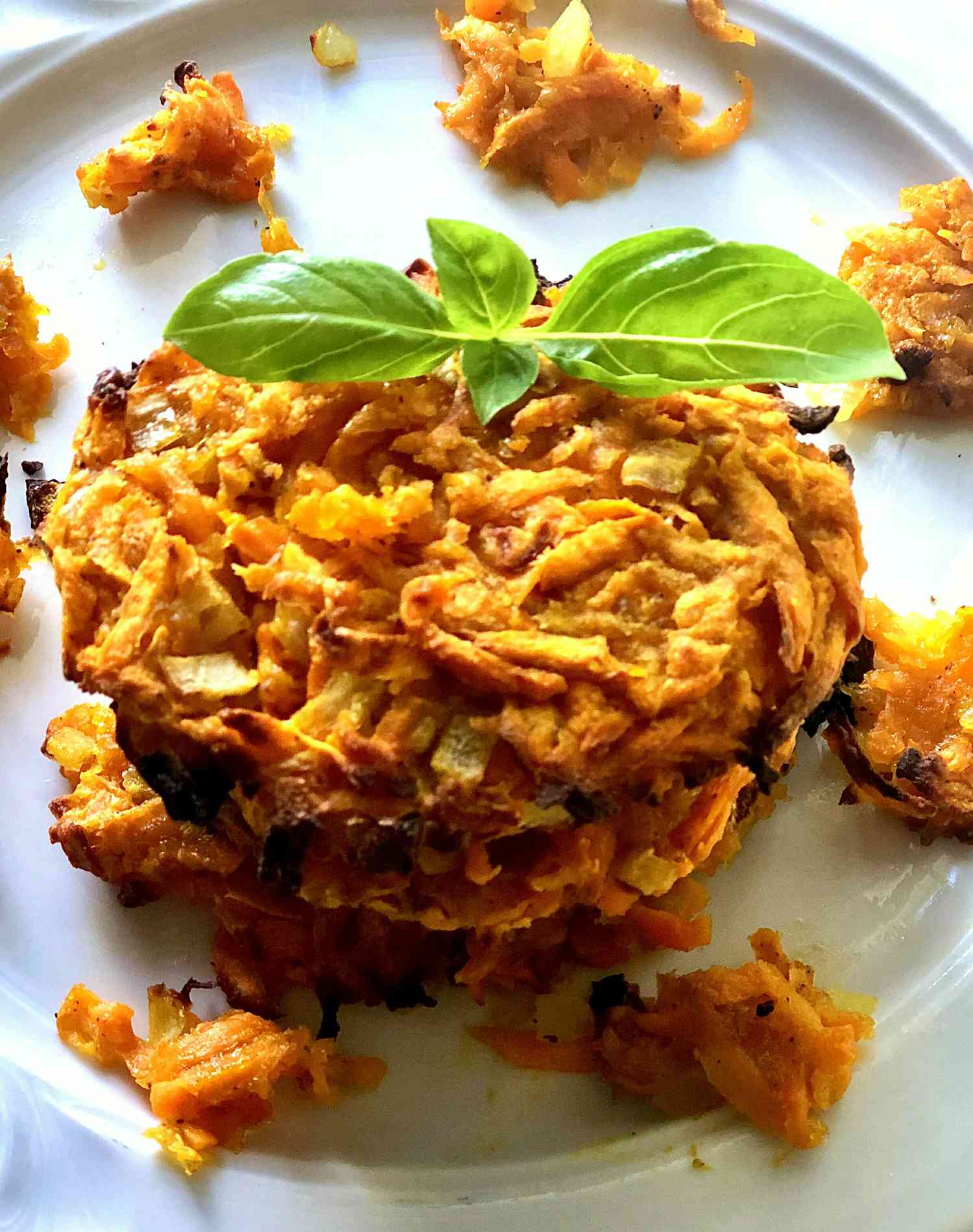 Crispy Air-Fried Vegan Sweet Potato Fritters